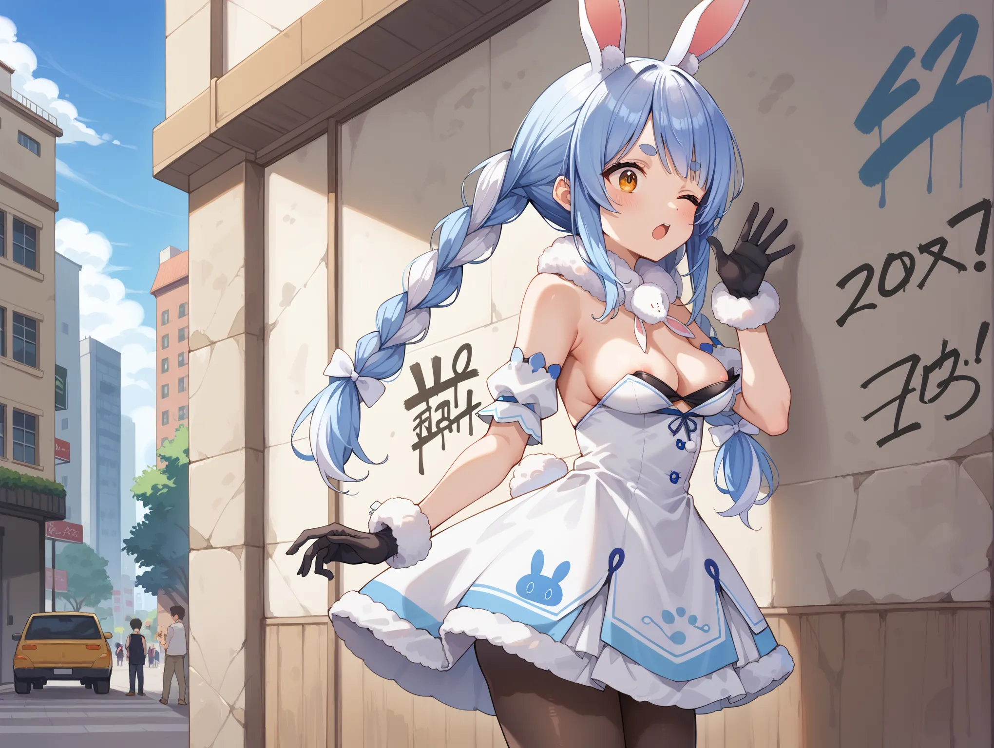 ホロライブ所属のVTuberぺこーらのエッチなAI画像500枚！(7ページ目)の12枚目の画像です。