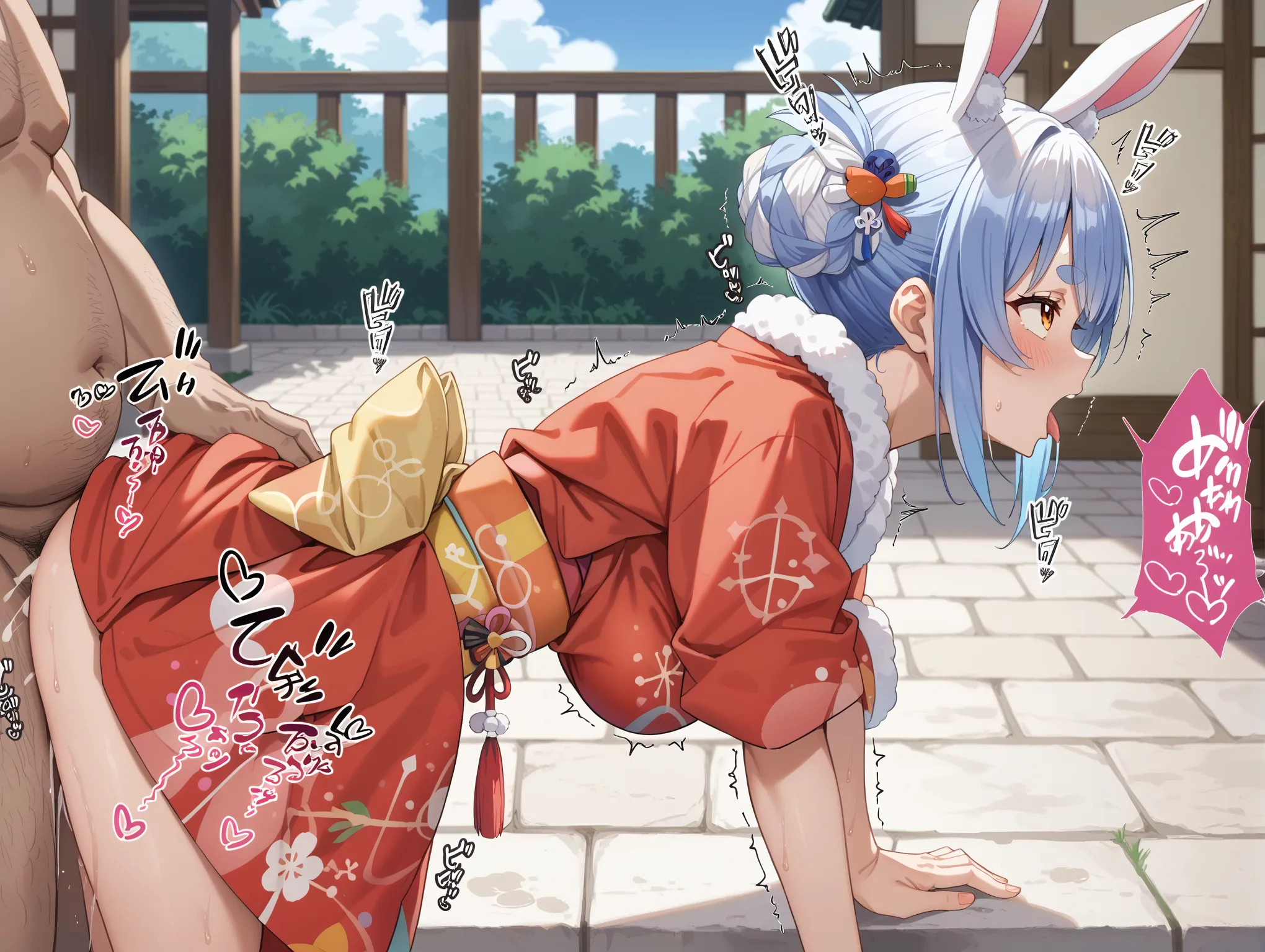 ホロライブ所属のVTuberぺこーらのエッチなAI画像500枚！(7ページ目)の20枚目の画像です。