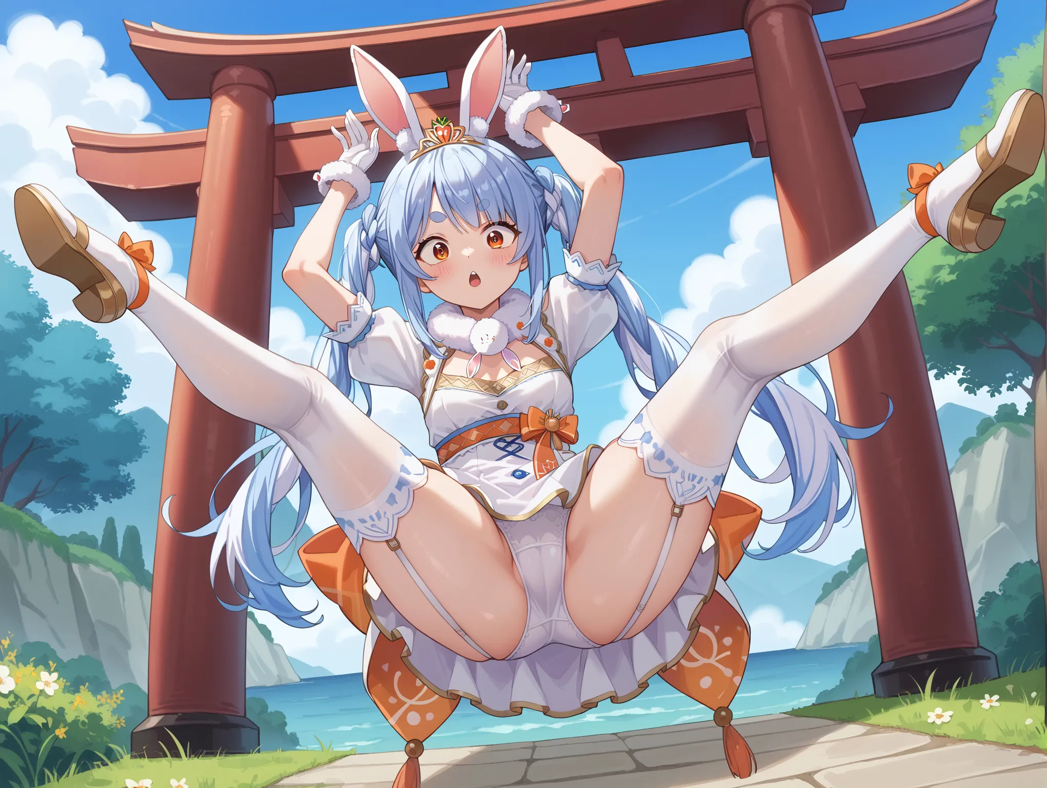 ホロライブ所属のVTuberぺこーらのエッチなAI画像500枚！の33枚目の画像です。
