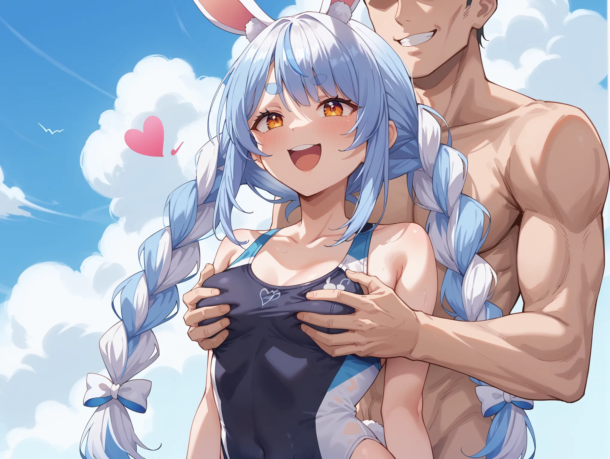 ホロライブ所属のVTuberぺこーらのエッチなAI画像500枚！(9ページ目)の39枚目の画像です。