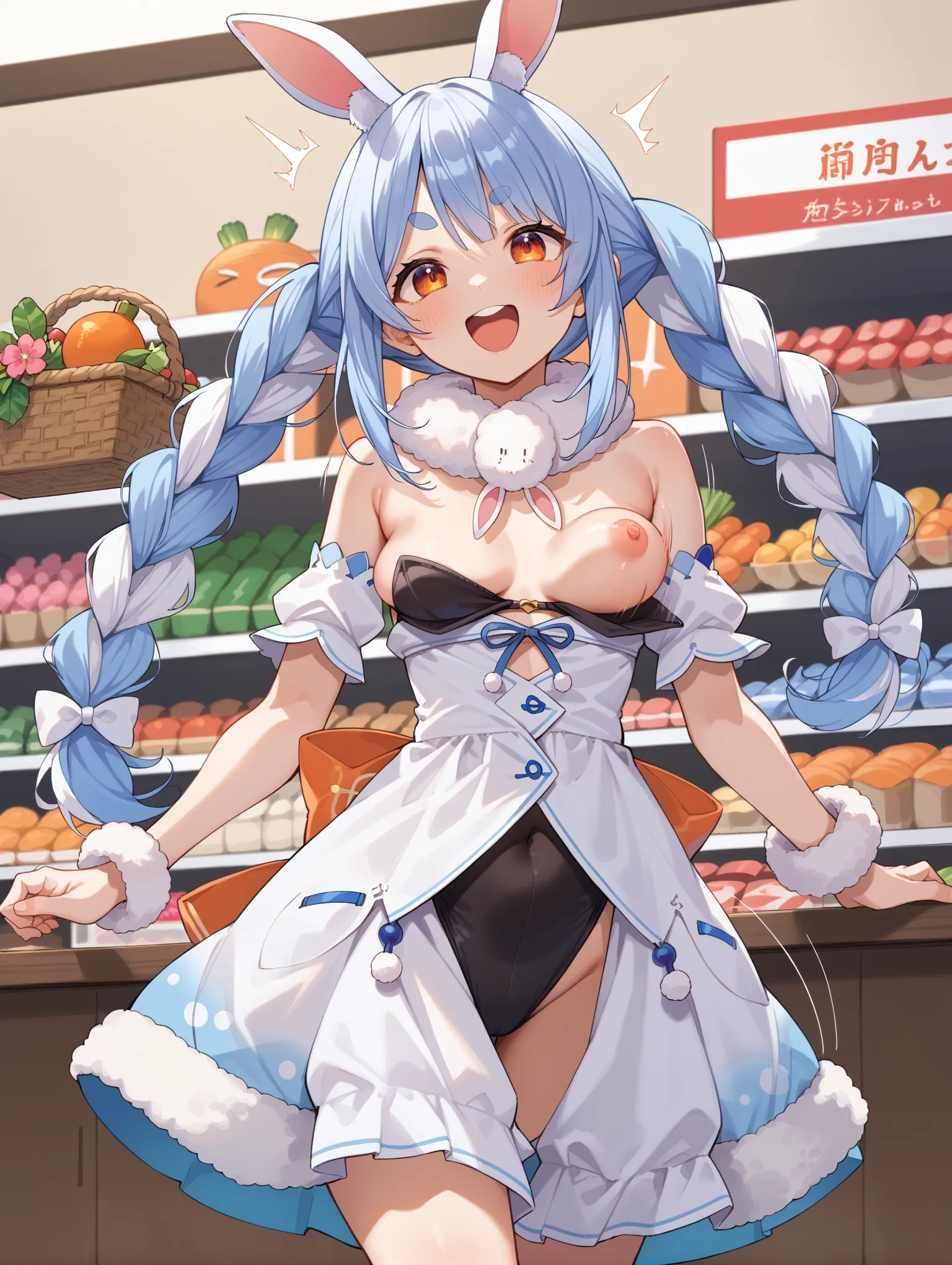 ホロライブ所属のVTuberぺこーらのエッチなAI画像500枚！(10ページ目)の3枚目の画像です。
