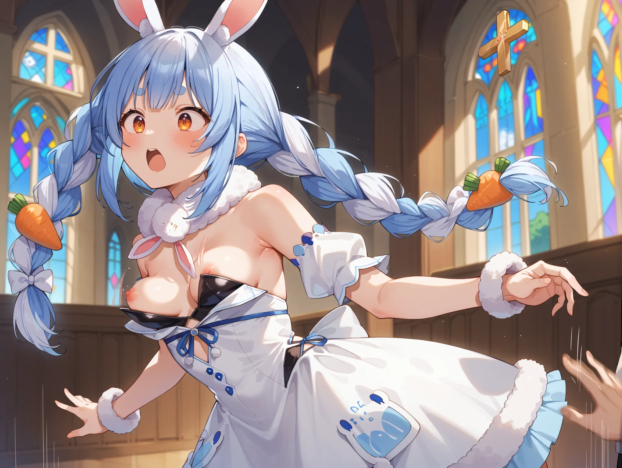 ホロライブ所属のVTuberぺこーらのエッチなAI画像500枚！(10ページ目)の28枚目の画像です。