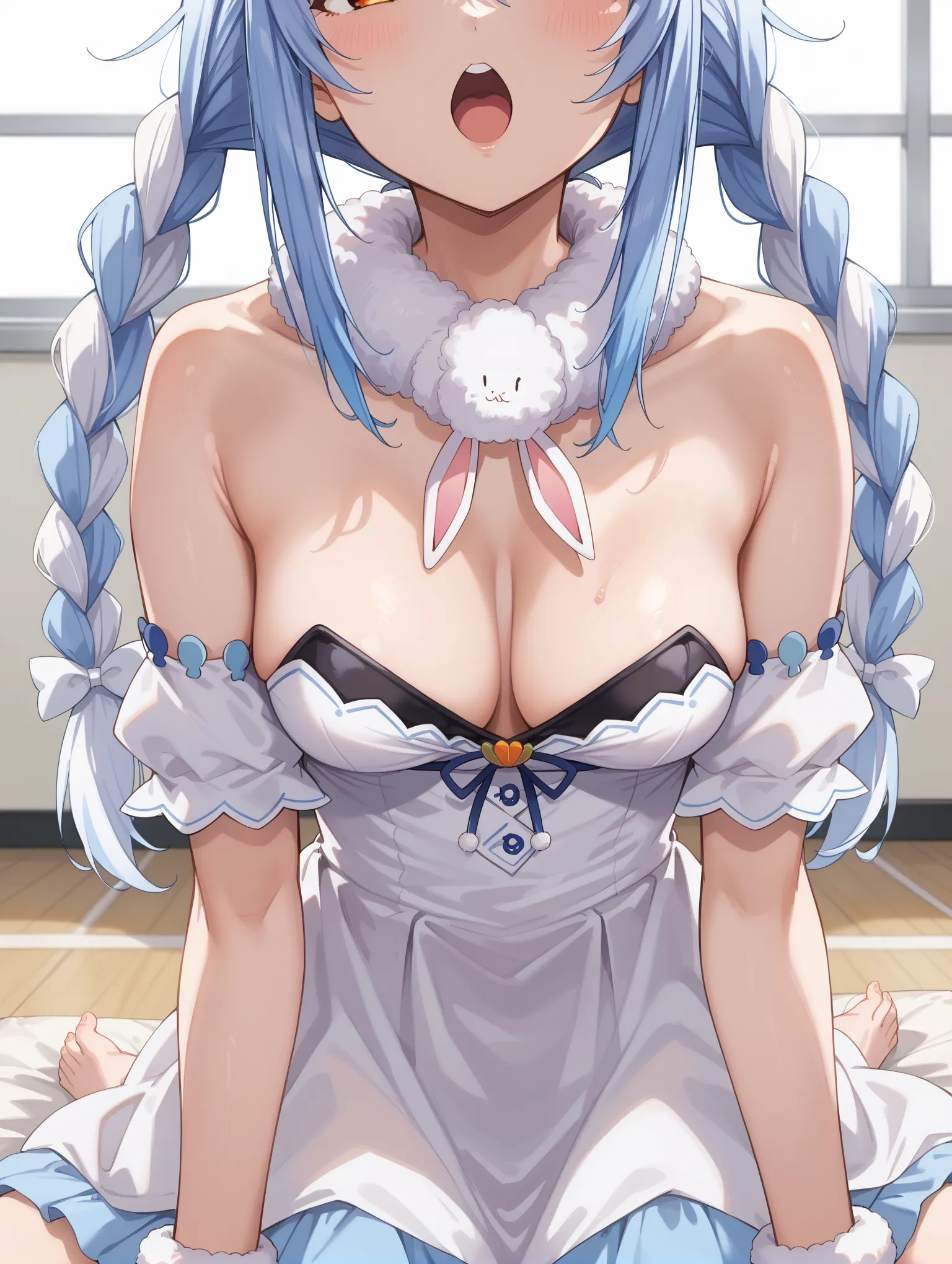 ホロライブ所属のVTuberぺこーらのエッチなAI画像500枚！(10ページ目)の33枚目の画像です。