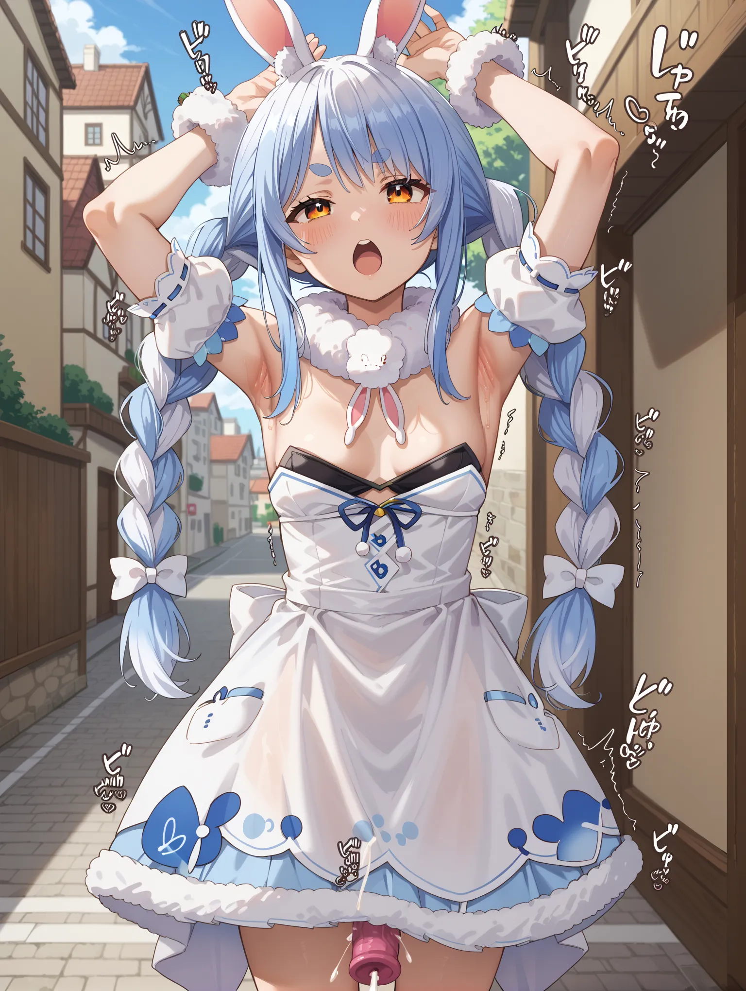 ホロライブ所属のVTuberぺこーらのエッチなAI画像500枚！(11ページ目)の4枚目の画像です。