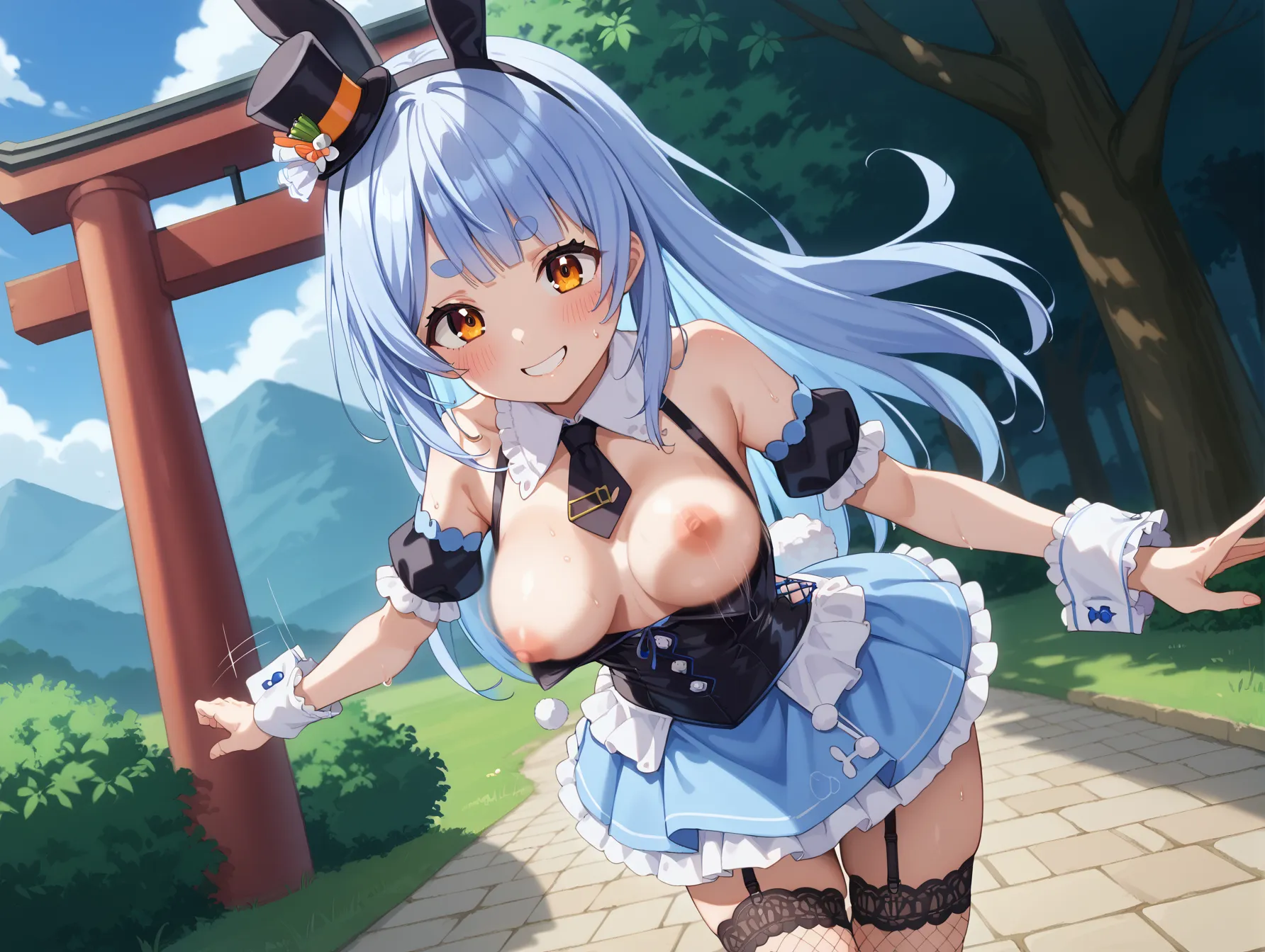 ホロライブ所属のVTuberぺこーらのエッチなAI画像500枚！(11ページ目)の15枚目の画像です。