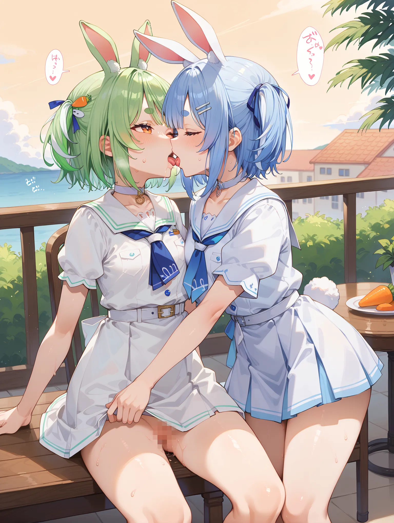 ホロライブ所属のVTuberぺこーらのエッチなAI画像500枚！の40枚目の画像です。