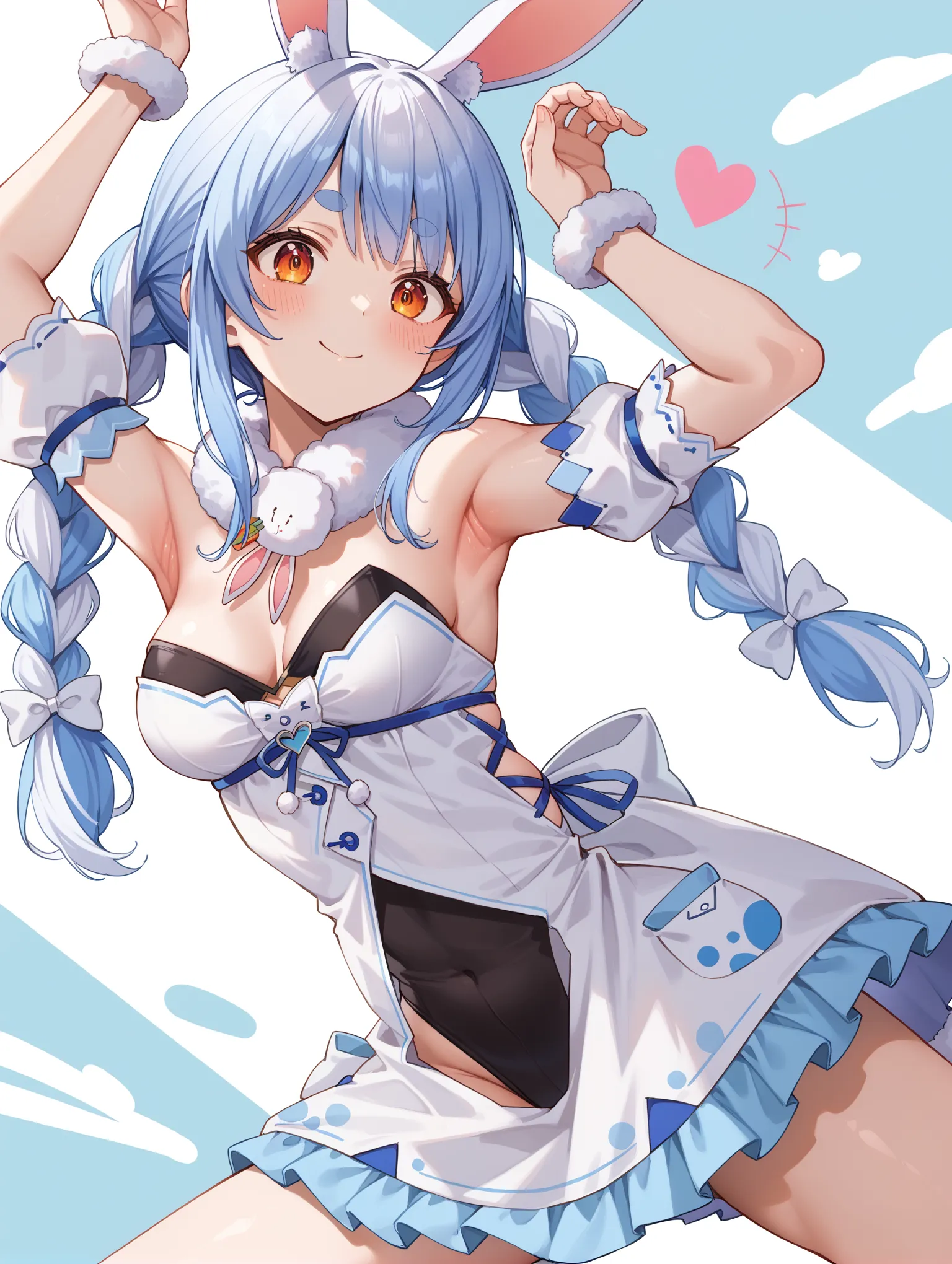 ホロライブ所属のVTuberぺこーらのエッチなAI画像500枚！(12ページ目)の19枚目の画像です。