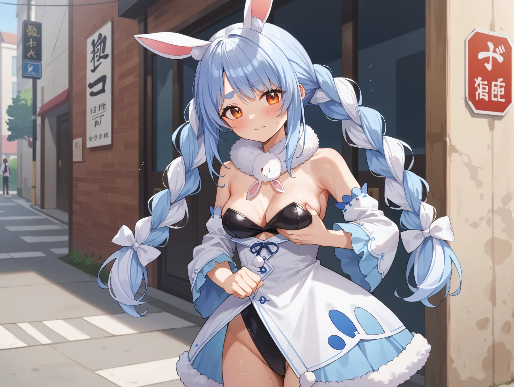 ホロライブ所属のVTuberぺこーらのエッチなAI画像500枚！(12ページ目)の30枚目の画像です。