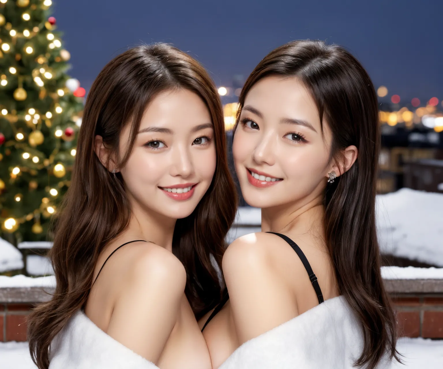 【クリスマス美女AIエロ画像】セクシーボディで聖夜を祝う？！エッチな女の子たちのグラビア風AI画像456枚！(6ページ目)_다음 페이지 야동 사진