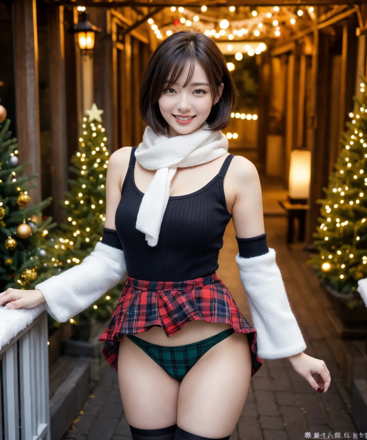セクシーボディで聖夜を祝う？！エッチな女の子たちのグラビア風AI画像456枚！(10ページ目) 28번째 이미지입니다.