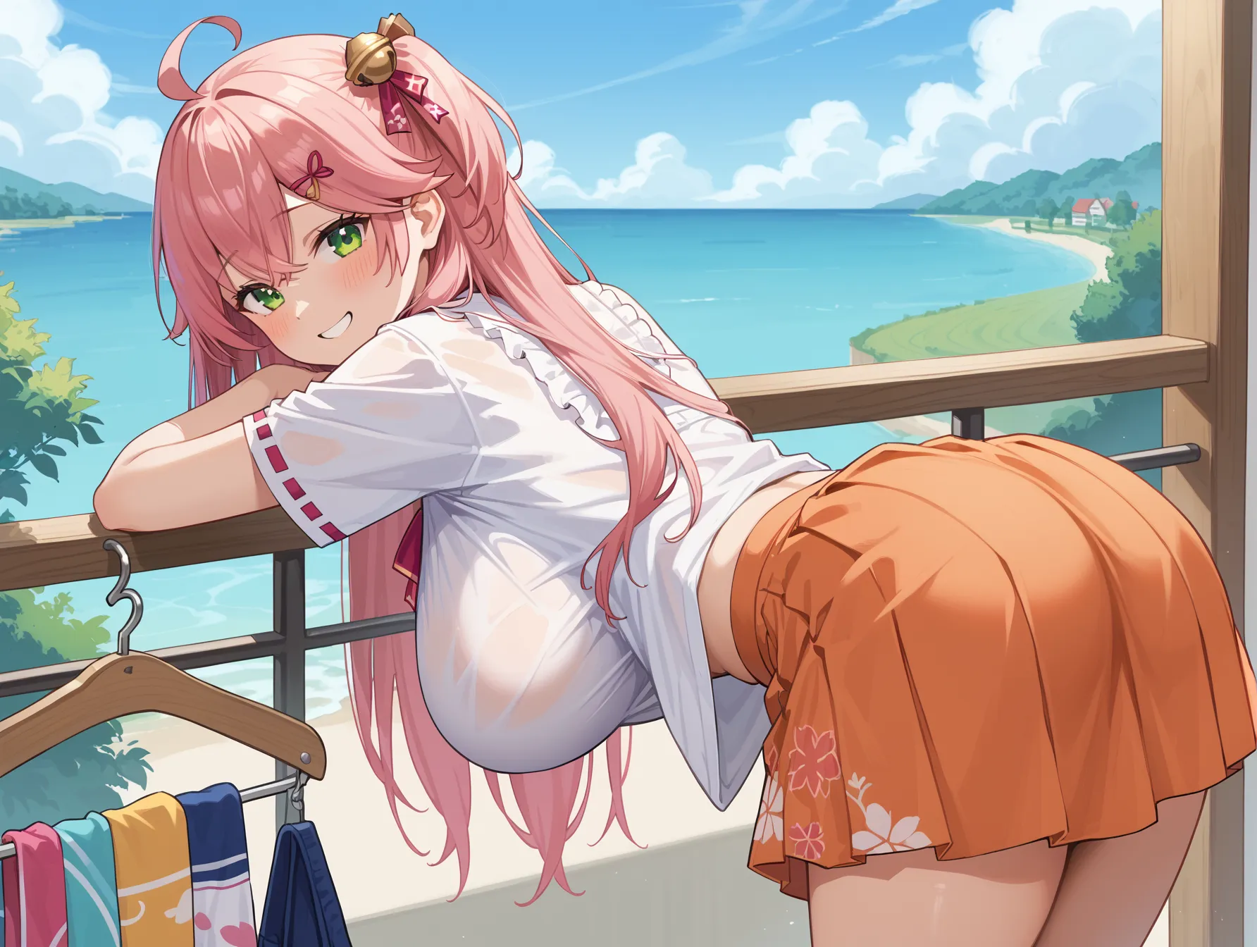 ホロライブ所属のVTuberエリート巫女なみこちのエッチなAI画像379枚！(9ページ目)の12枚目の画像です。