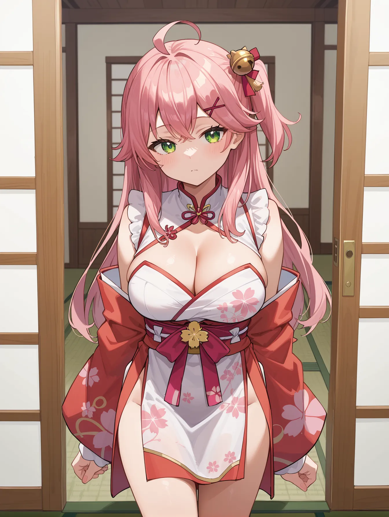 ホロライブ所属のVTuberエリート巫女なみこちのエッチなAI画像379枚！(9ページ目)の38枚目の画像です。