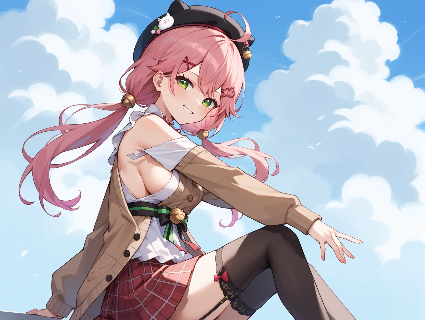 ホロライブ所属のVTuberエリート巫女なみこちのエッチなAI画像379枚！(6ページ目)の9枚目の画像です。