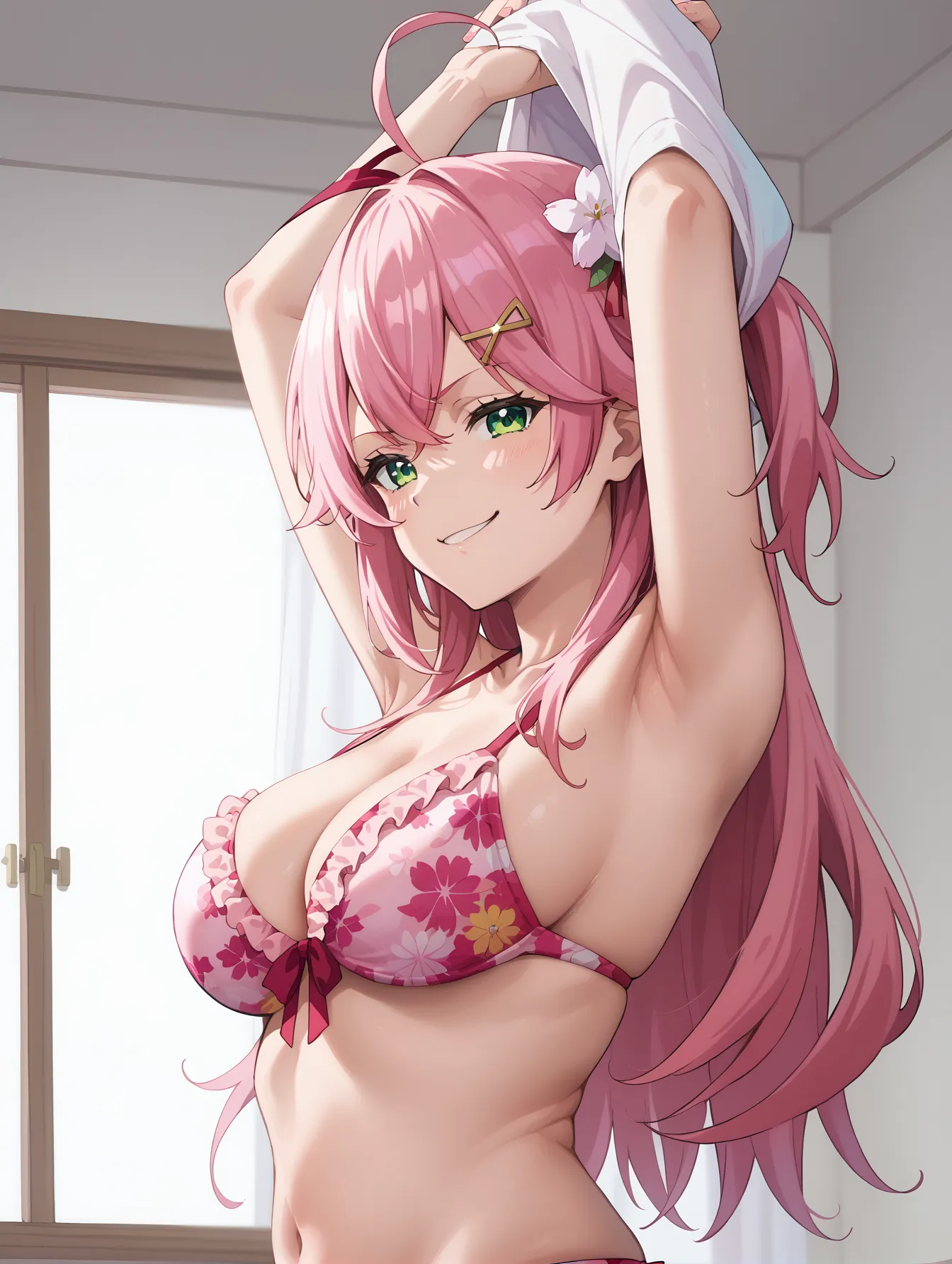 ホロライブ所属のVTuberエリート巫女なみこちのエッチなAI画像379枚！(10ページ目)の17枚目の画像です。