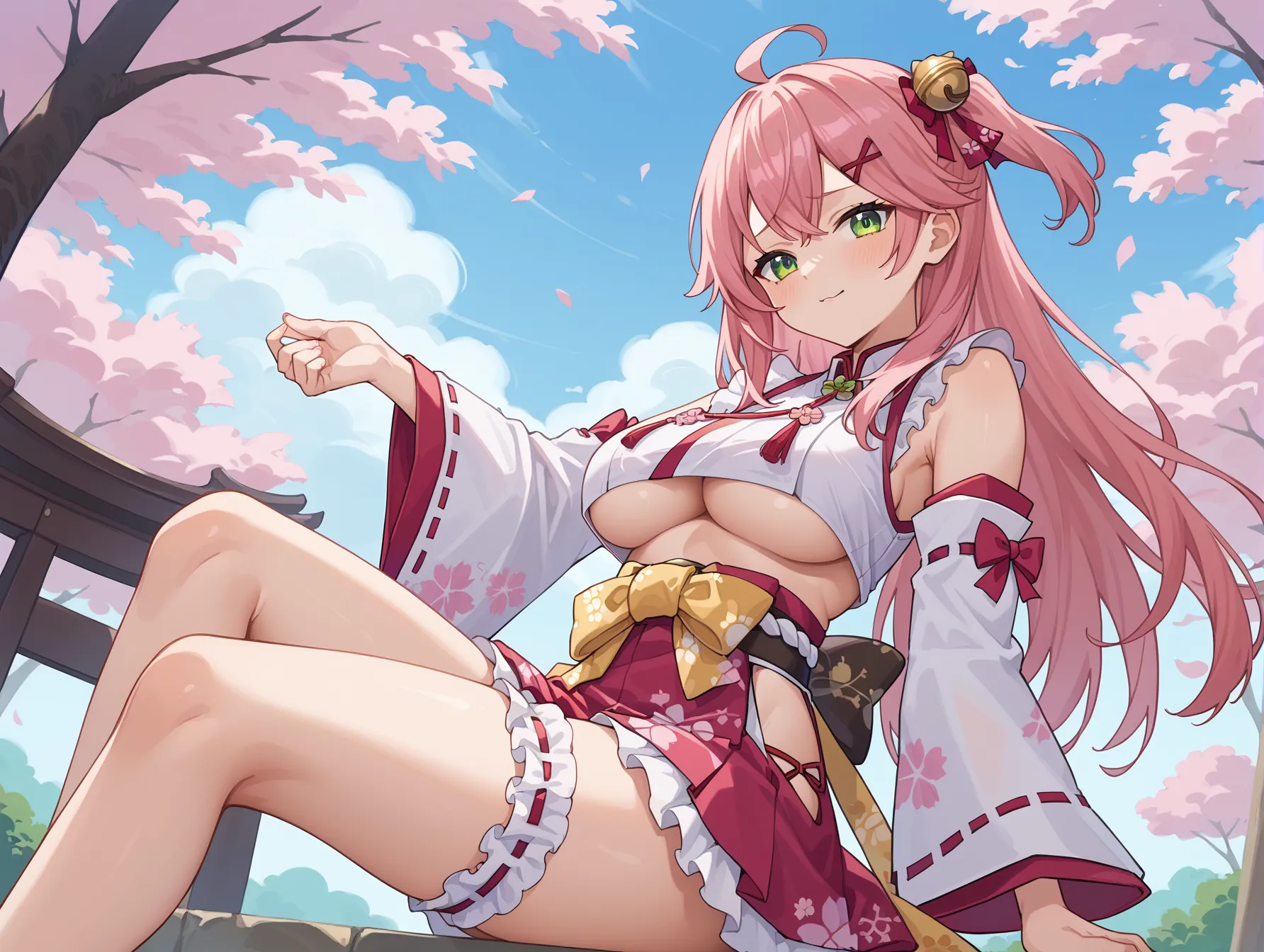 ホロライブ所属のVTuberエリート巫女なみこちのエッチなAI画像379枚！(10ページ目)の18枚目の画像です。