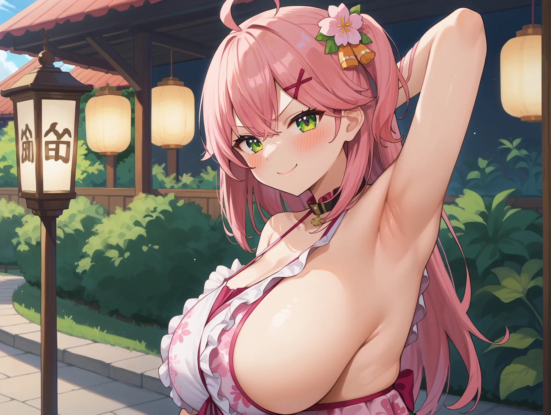 ホロライブ所属のVTuberエリート巫女なみこちのエッチなAI画像379枚！の14枚目の画像です。