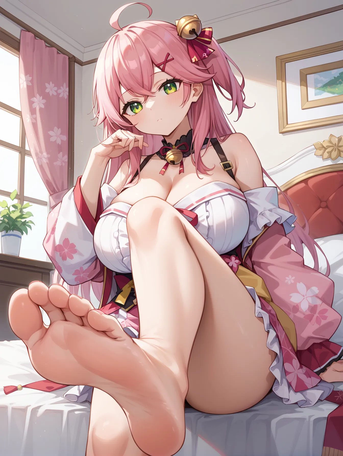 ホロライブ所属のVTuberエリート巫女なみこちのエッチなAI画像379枚！(4ページ目)の27枚目の画像です。