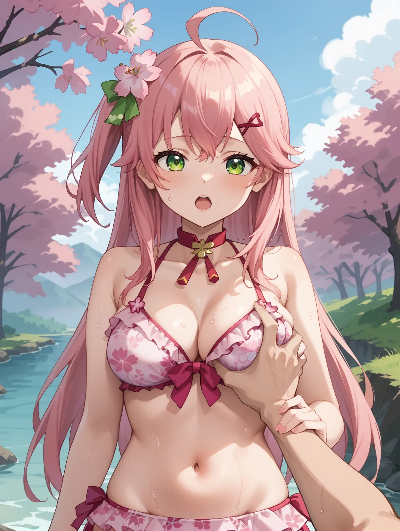 ホロライブ所属のVTuberエリート巫女なみこちのエッチなAI画像379枚！(6ページ目)の38枚目の画像です。