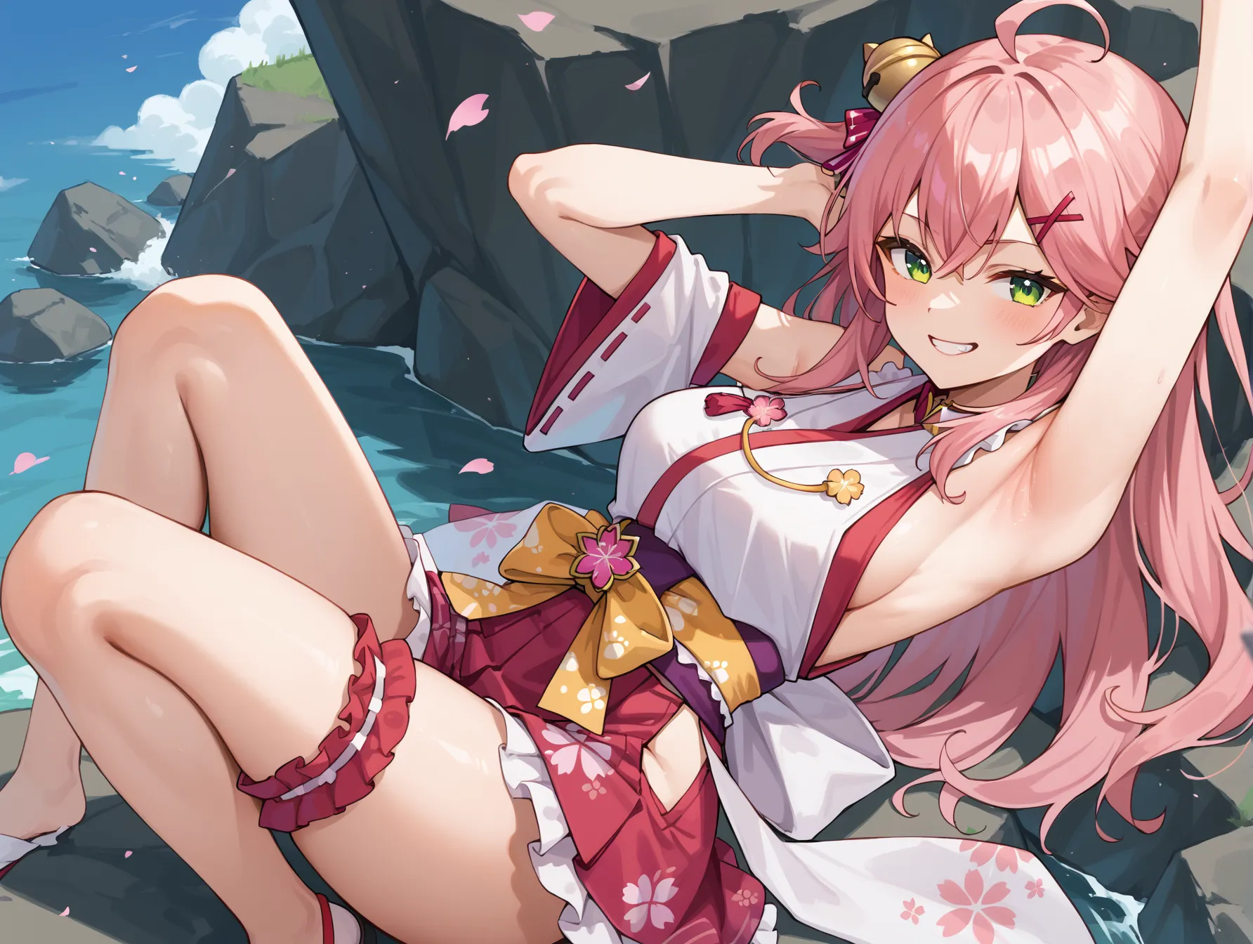 ホロライブ所属のVTuberエリート巫女なみこちのエッチなAI画像379枚！(4ページ目)の36枚目の画像です。