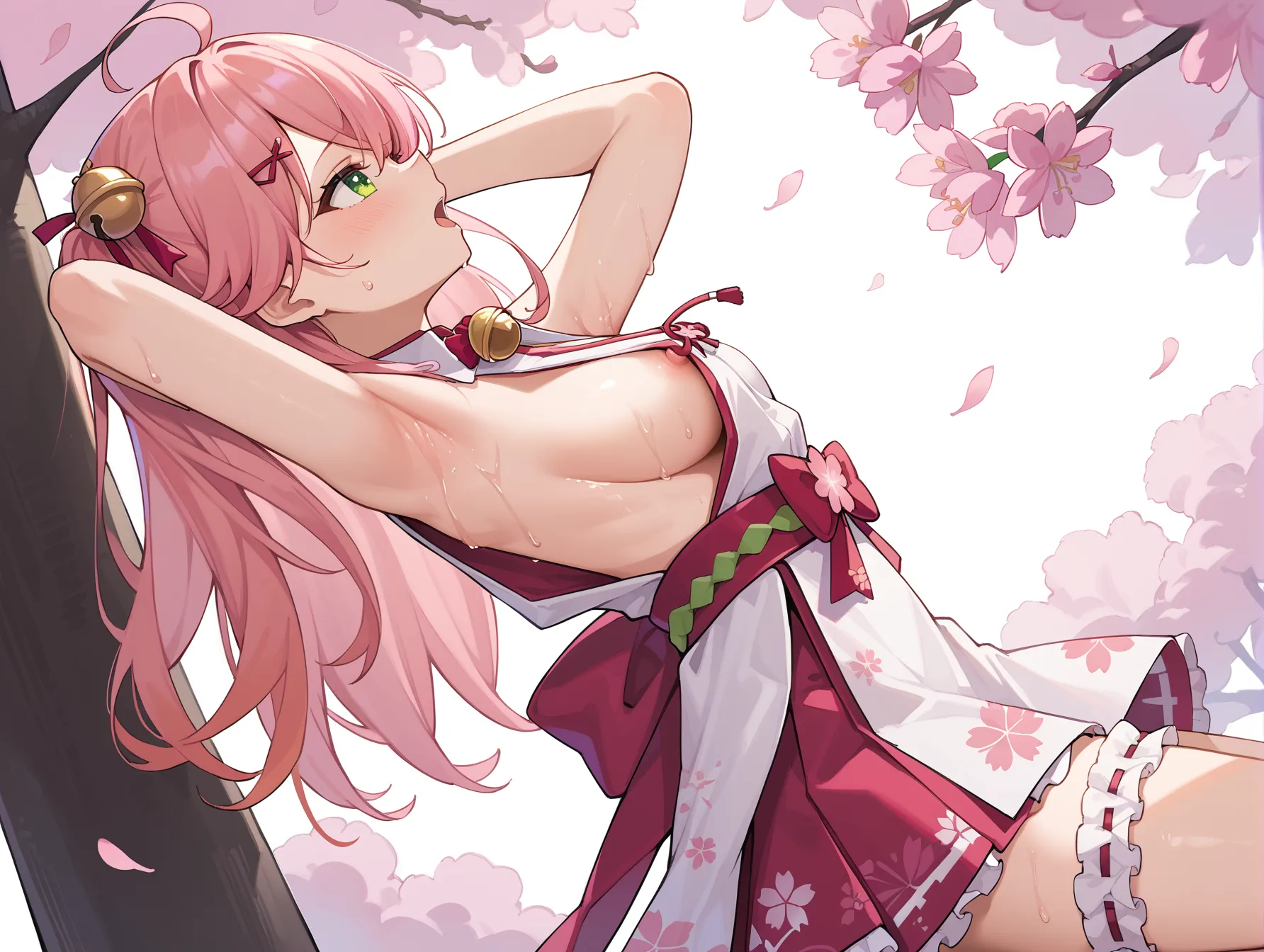 ホロライブ所属のVTuberエリート巫女なみこちのエッチなAI画像379枚！(8ページ目)の3枚目の画像です。