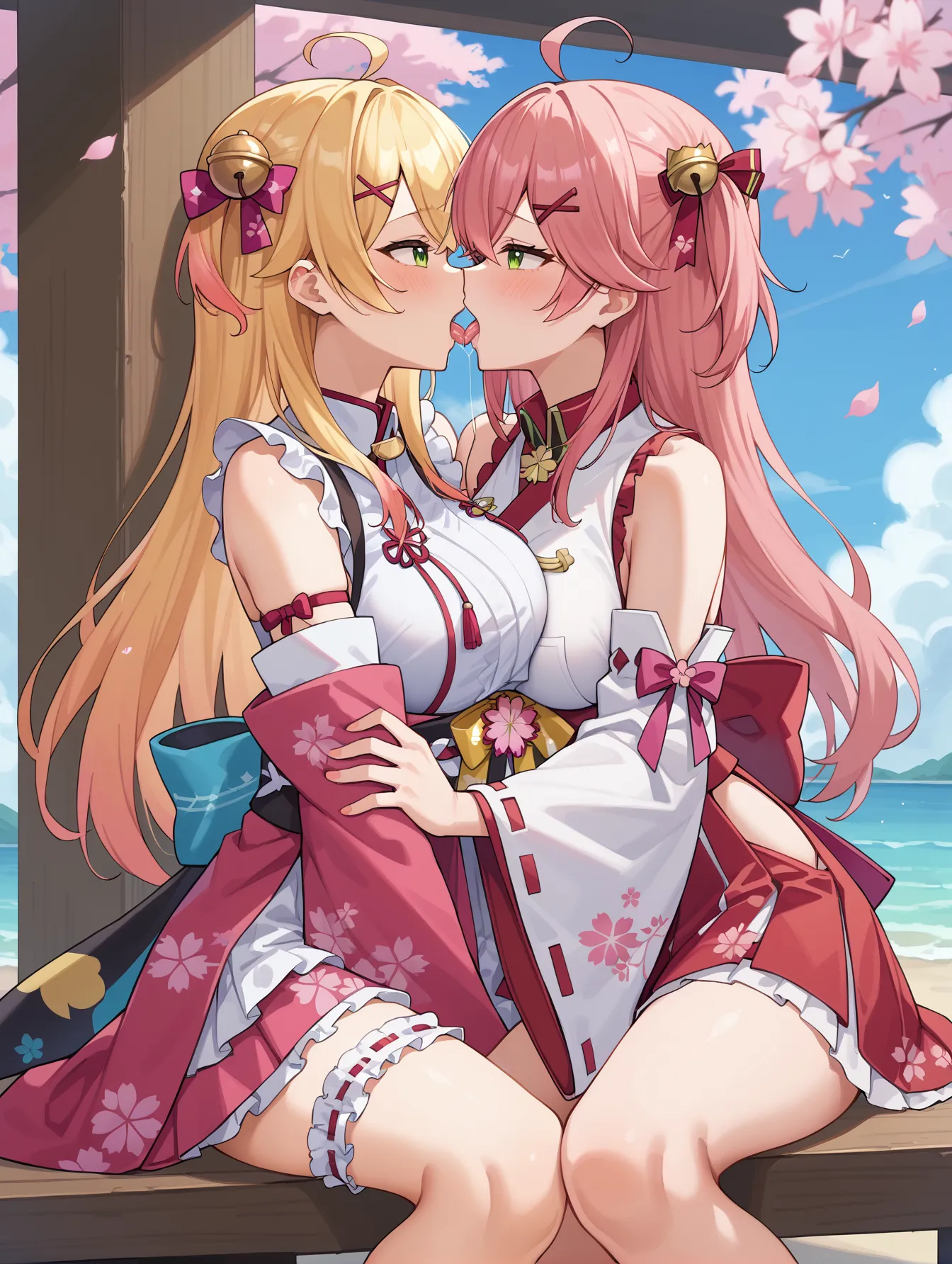 ホロライブ所属のVTuberエリート巫女なみこちのエッチなAI画像379枚！(7ページ目)の8枚目の画像です。