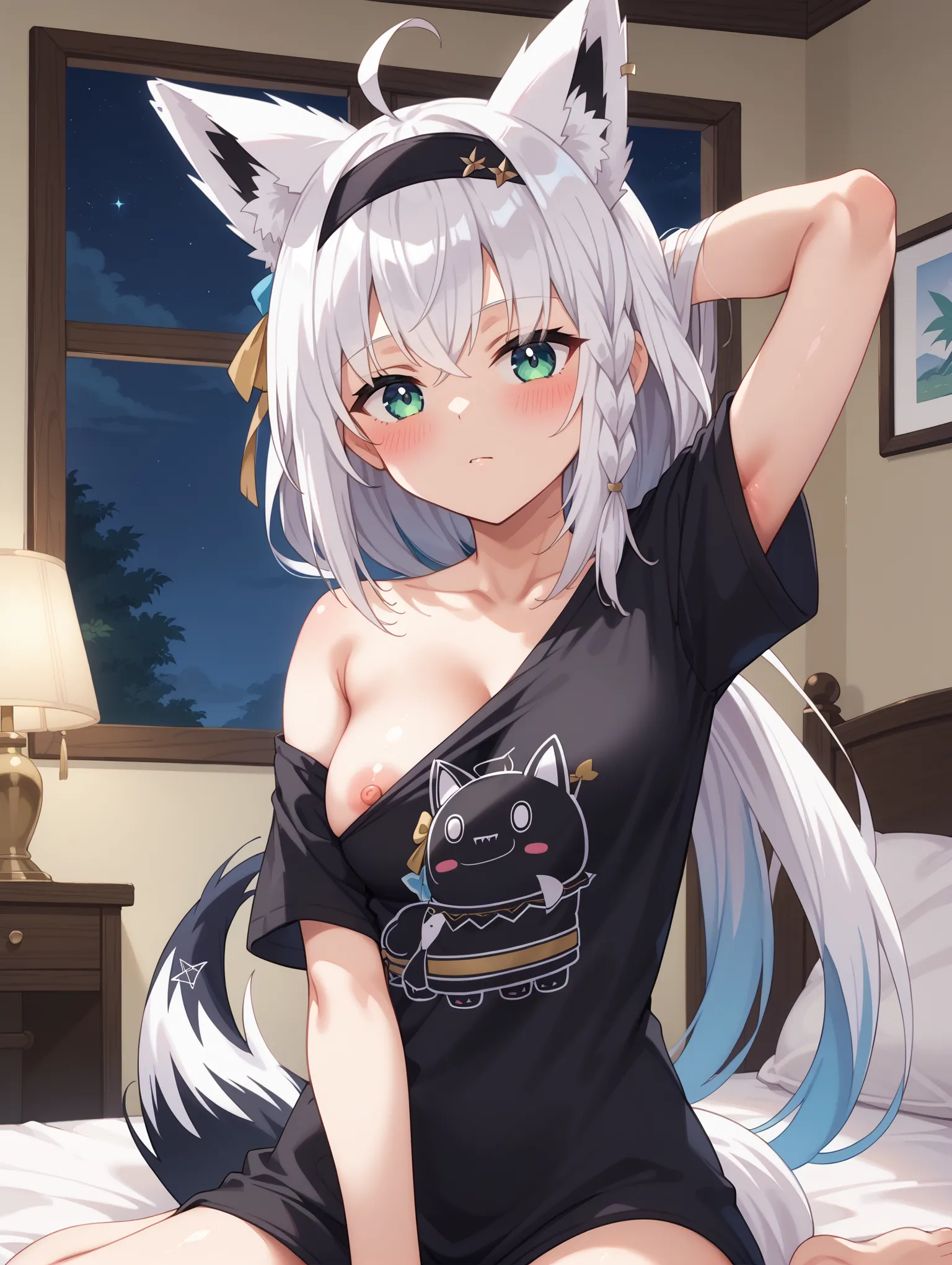 ホロライブ所属のキツネぶいちゅーばーなフブキングのエッチなAI画像375枚！(8ページ目)の5枚目の画像です。