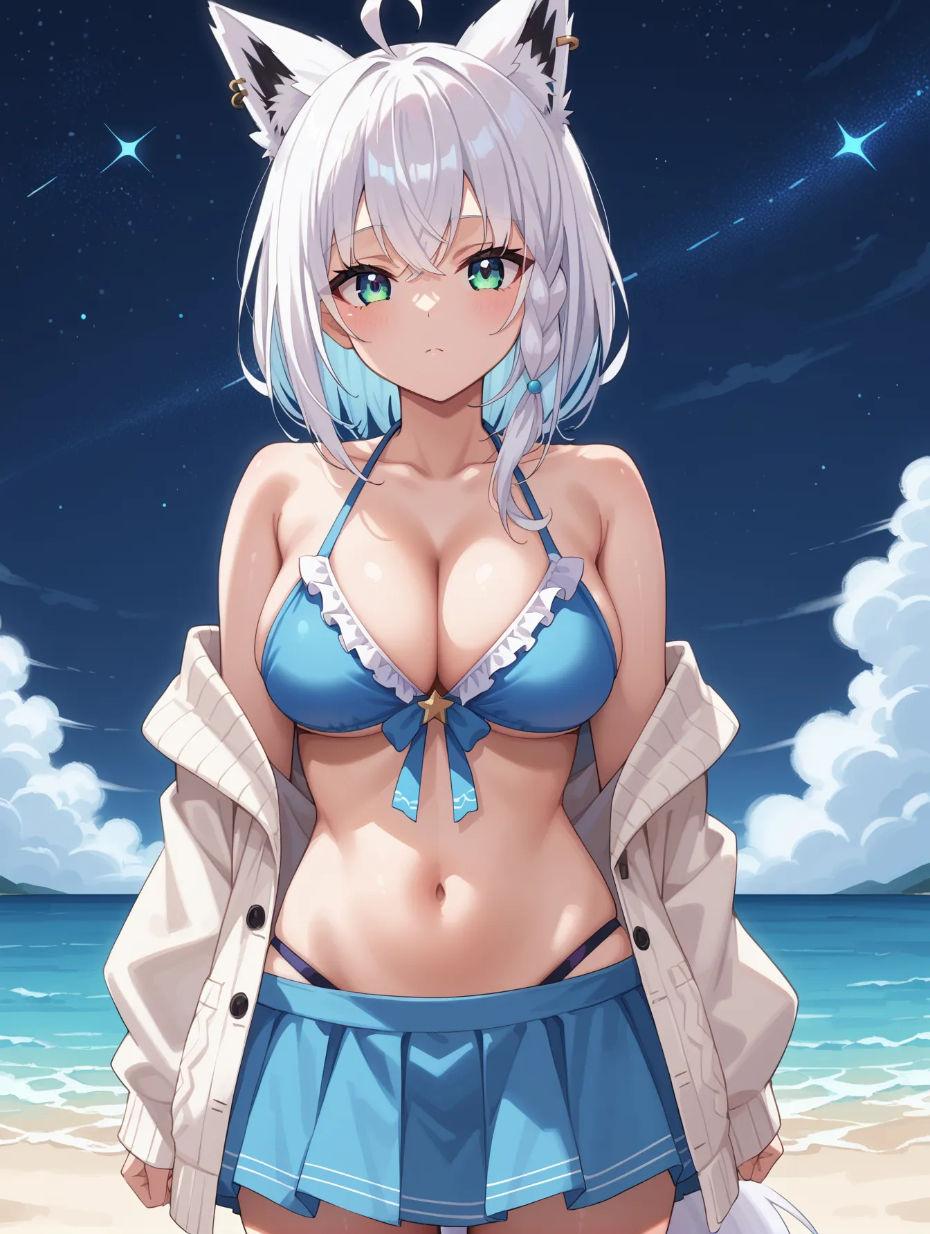 ホロライブ所属のキツネぶいちゅーばーなフブキングのエッチなAI画像375枚！(9ページ目)の6枚目の画像です。