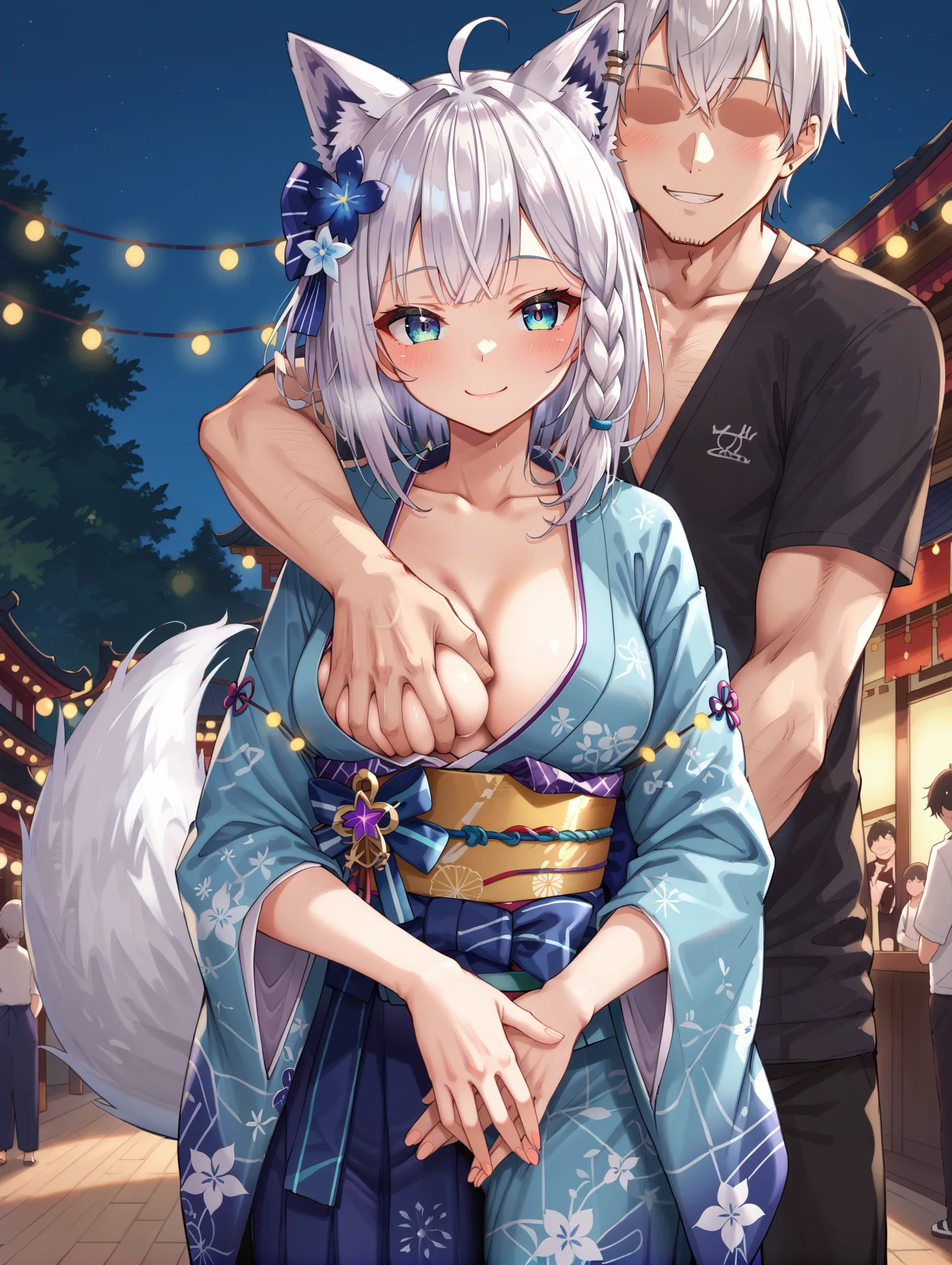 ホロライブ所属のキツネぶいちゅーばーなフブキングのエッチなAI画像375枚！(9ページ目)の18枚目の画像です。