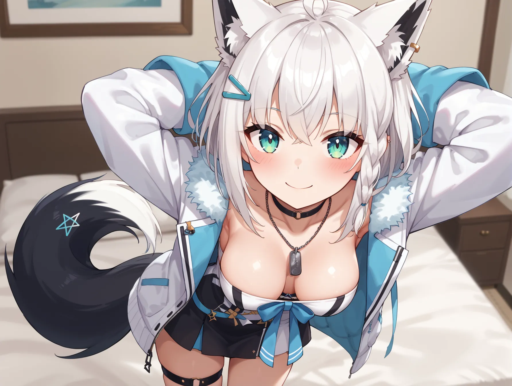 ホロライブ所属のキツネぶいちゅーばーなフブキングのエッチなAI画像375枚！(10ページ目)の7枚目の画像です。