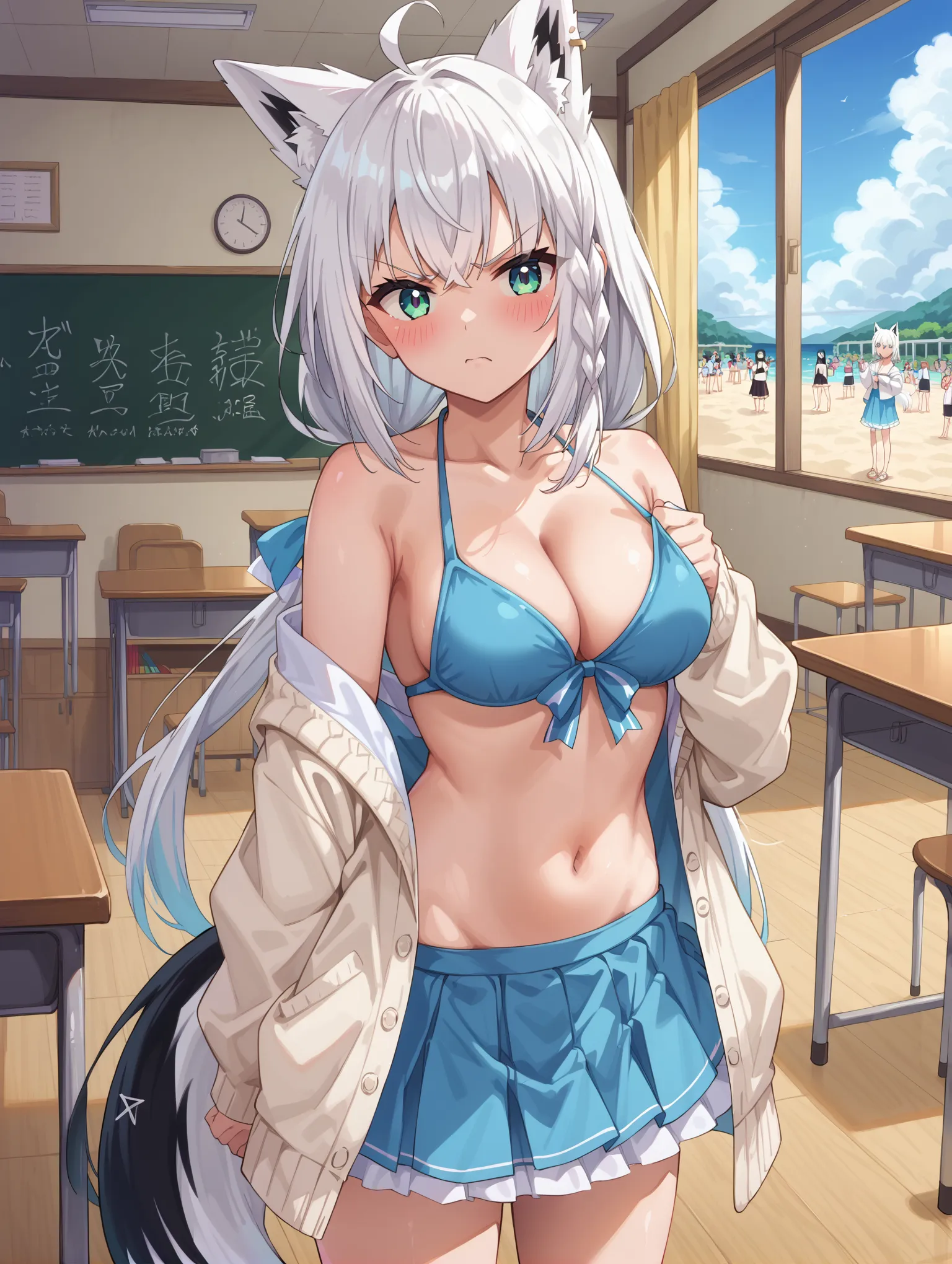 ホロライブ所属のキツネぶいちゅーばーなフブキングのエッチなAI画像375枚！(3ページ目)の39枚目の画像です。