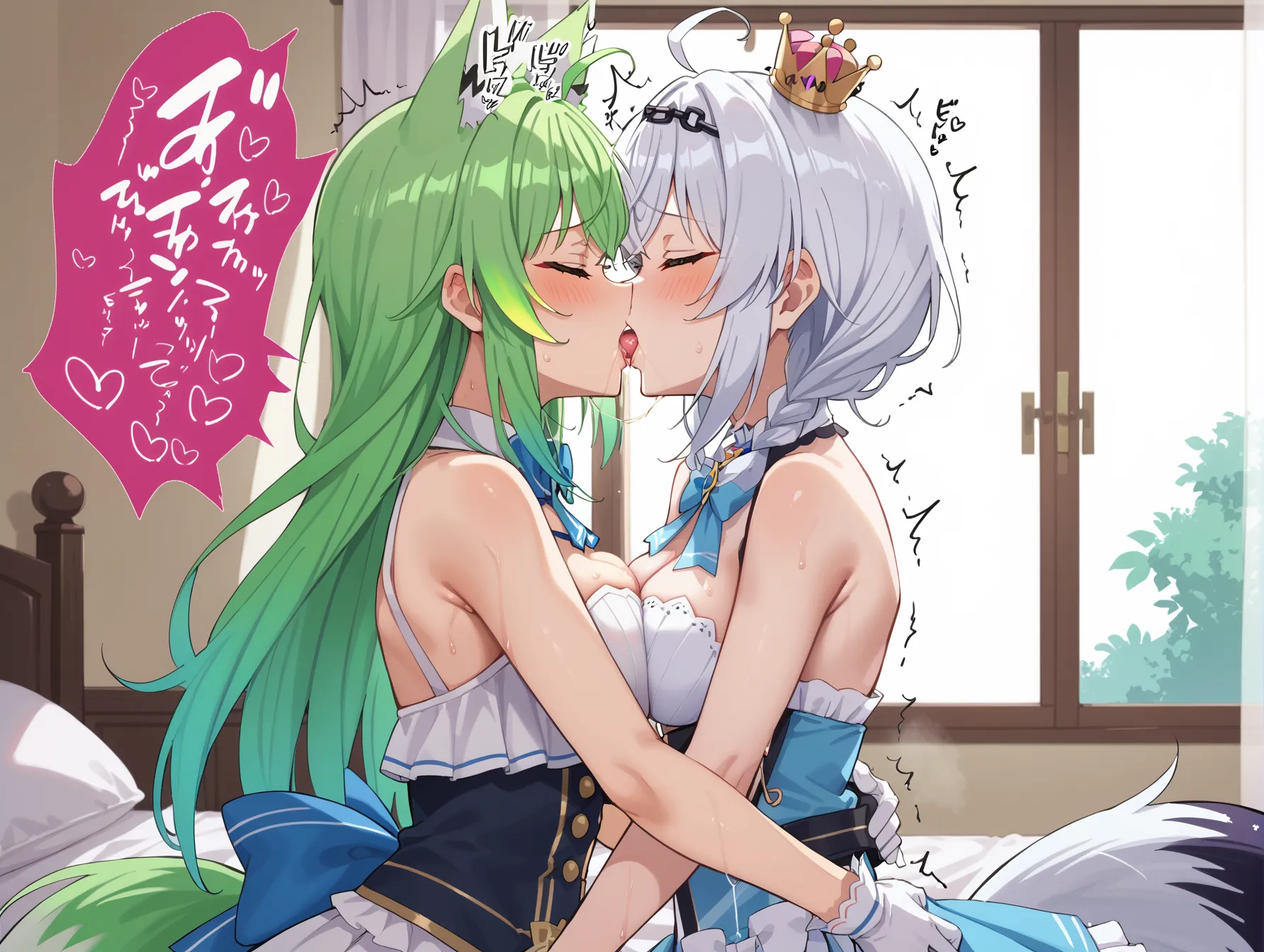 ホロライブ所属のキツネぶいちゅーばーなフブキングのエッチなAI画像375枚！(4ページ目)の11枚目の画像です。