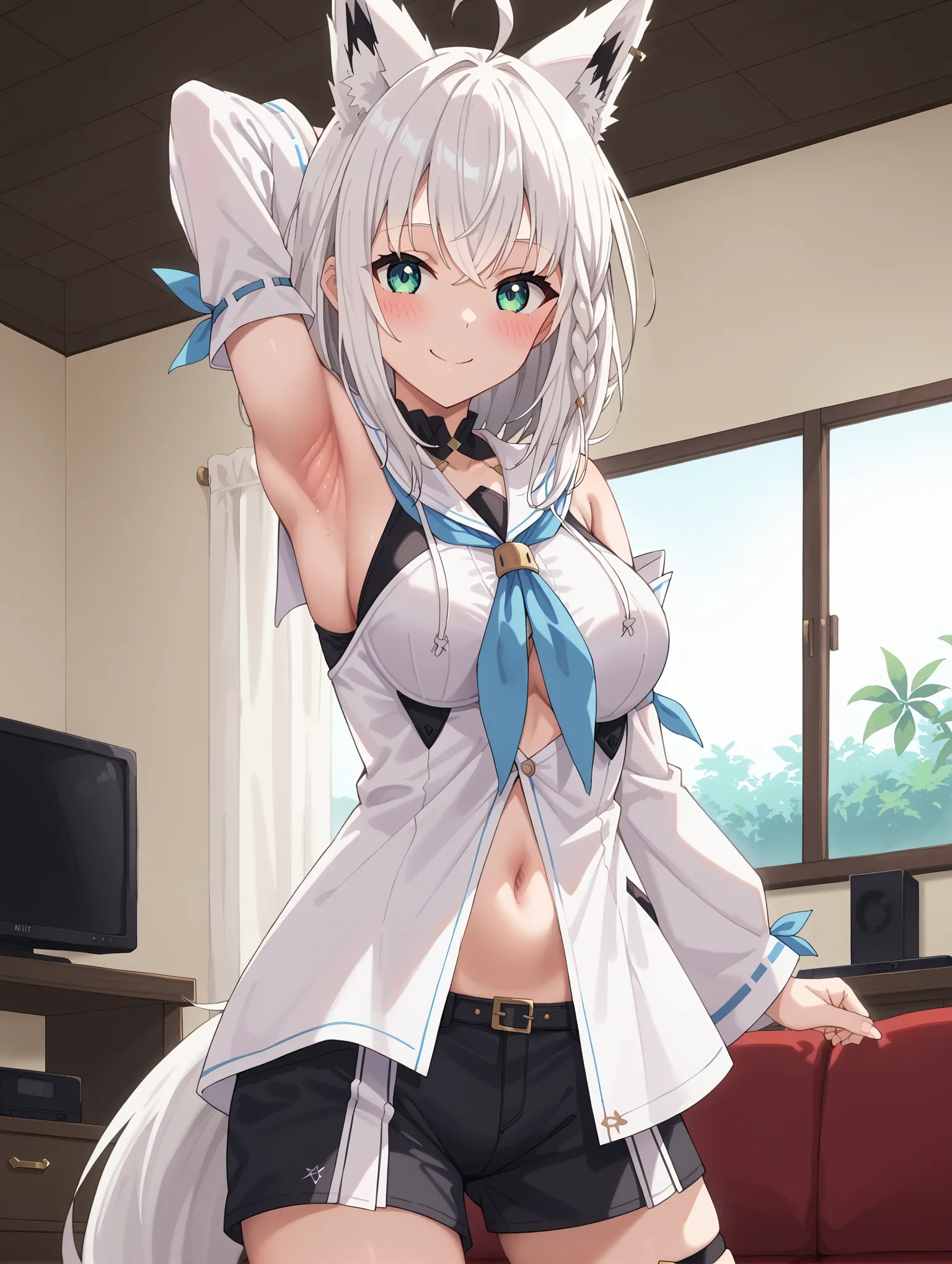 ホロライブ所属のキツネぶいちゅーばーなフブキングのエッチなAI画像375枚！(4ページ目)の30枚目の画像です。