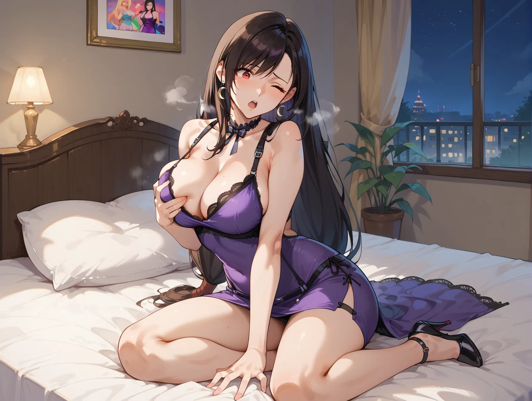 FinalFantasyVIIに登場するセクシーな身体に巨乳で大人気なティファのAI画像400枚！(3ページ目) 3枚目の画像です。