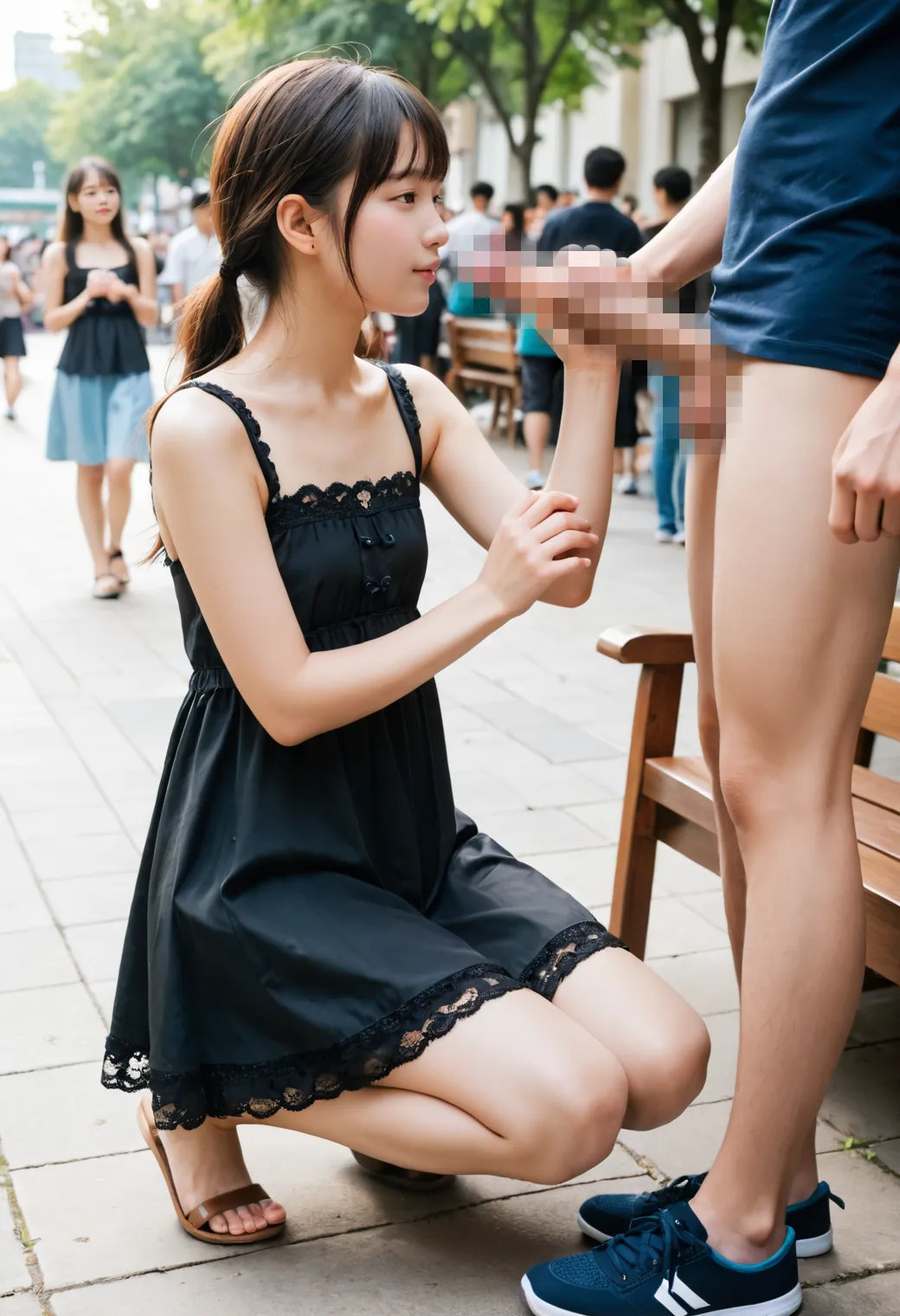 童顔貧乳女子とヤリまくり？！新しいリアル系モデルでエッチなAI画像422枚！(5ページ目)の30枚目の画像です。