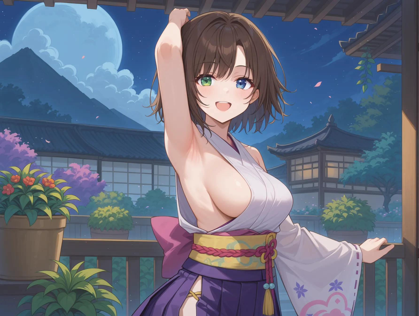 FinalFantasyXに登場する和装とセクシーな身体が似合うユウナのAI画像400枚！(6ページ目)の2枚目の画像です。