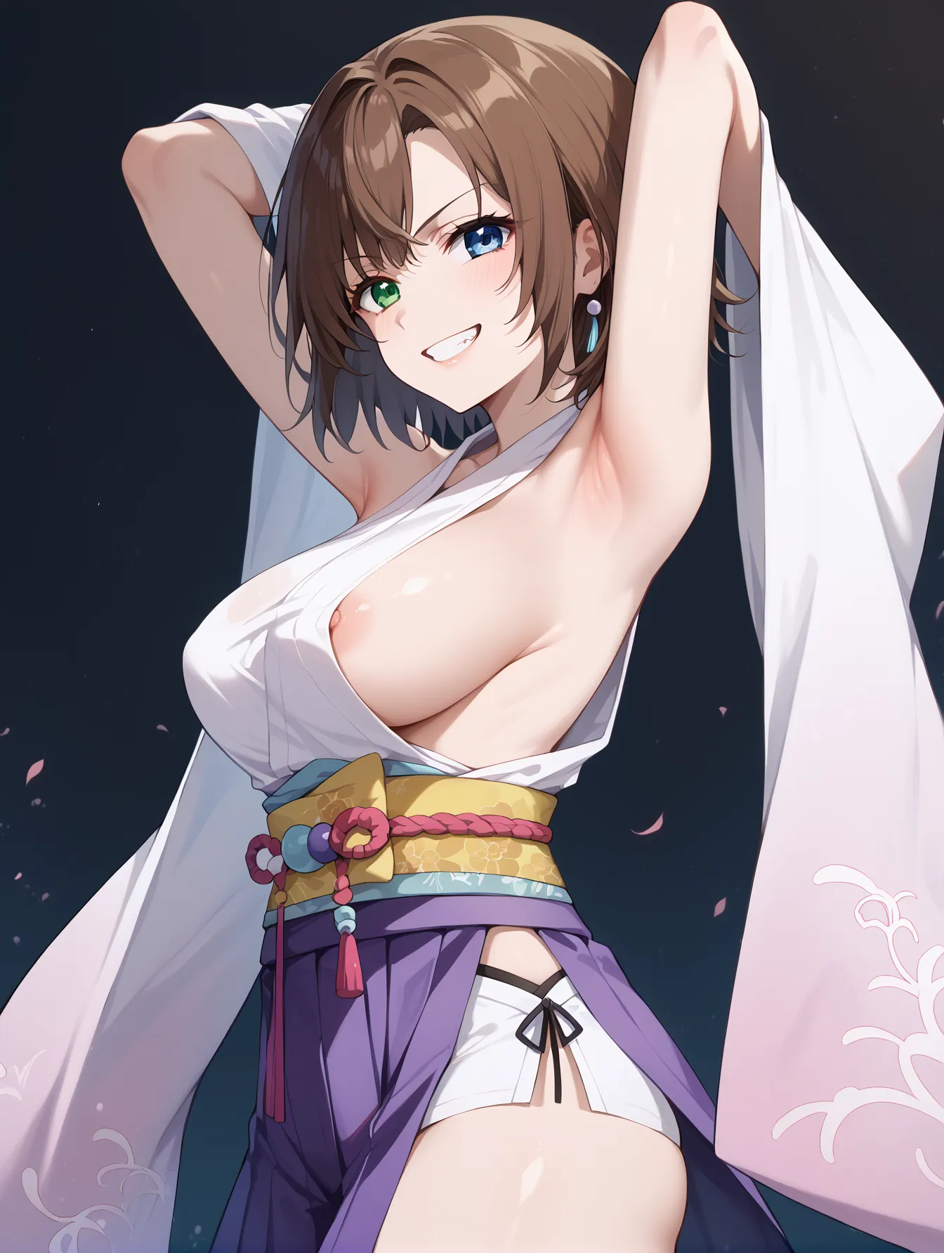 FinalFantasyXに登場する和装とセクシーな身体が似合うユウナのAI画像400枚！(9ページ目)の35枚目の画像です。