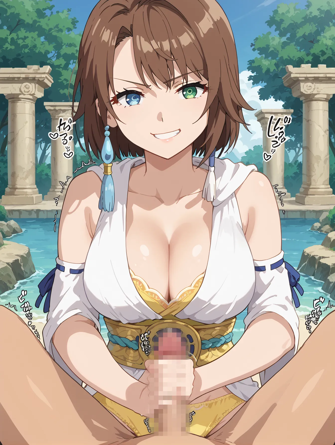 FinalFantasyXに登場する和装とセクシーな身体が似合うユウナのAI画像400枚！(10ページ目) 39번째 이미지입니다.