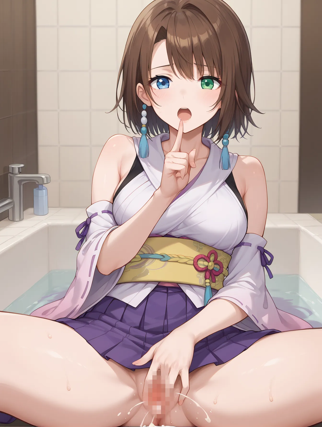 FinalFantasyXに登場する和装とセクシーな身体が似合うユウナのAI画像400枚！(2ページ目)の9枚目の画像です。