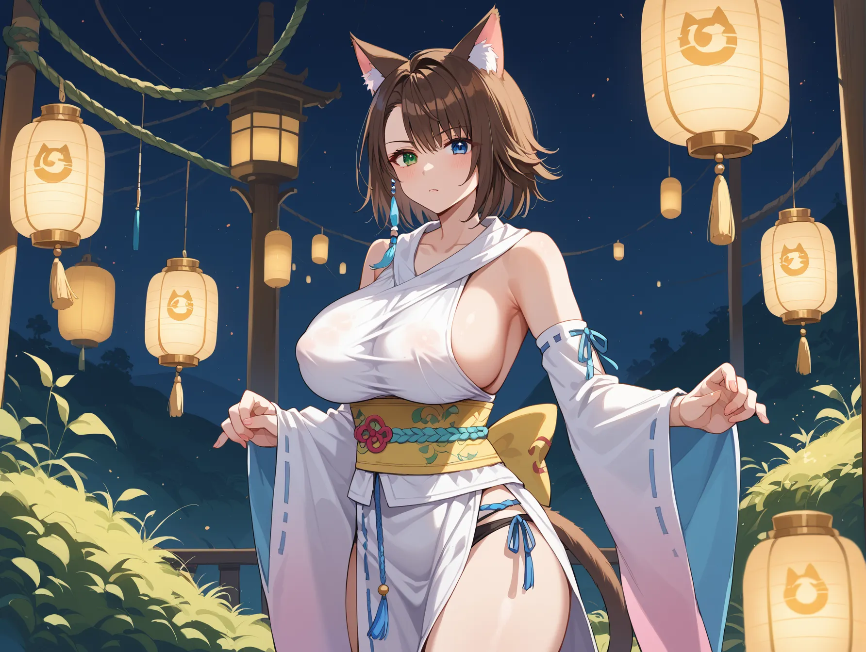 FinalFantasyXに登場する和装とセクシーな身体が似合うユウナのAI画像400枚！(3ページ目)の3枚目の画像です。
