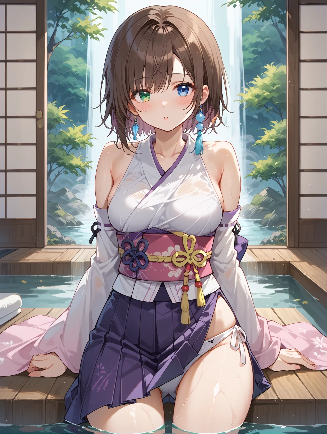 FinalFantasyXに登場する和装とセクシーな身体が似合うユウナのAI画像400枚！(4ページ目)の33枚目の画像です。