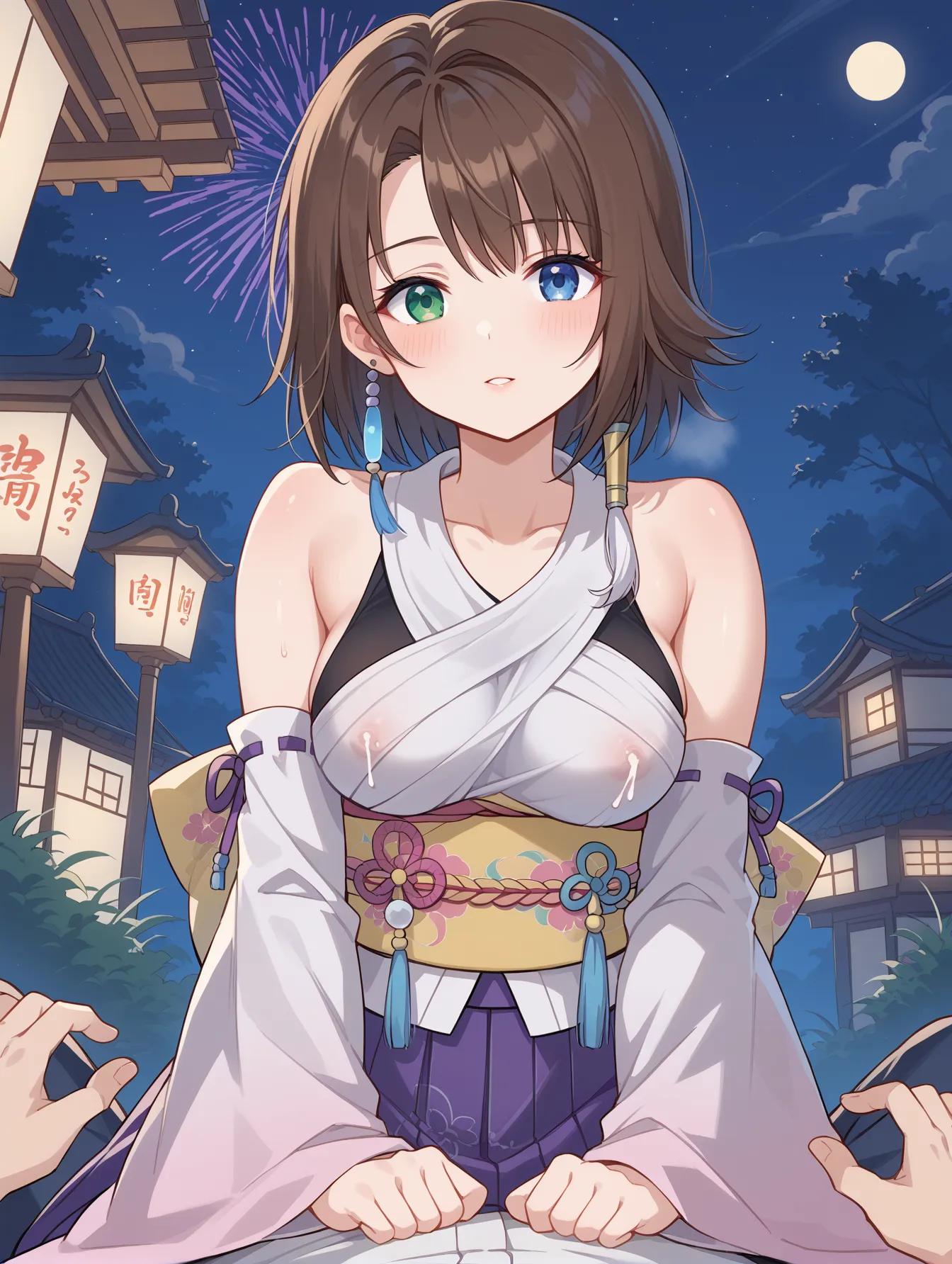 FinalFantasyXに登場する和装とセクシーな身体が似合うユウナのAI画像400枚！(4ページ目)の38枚目の画像です。