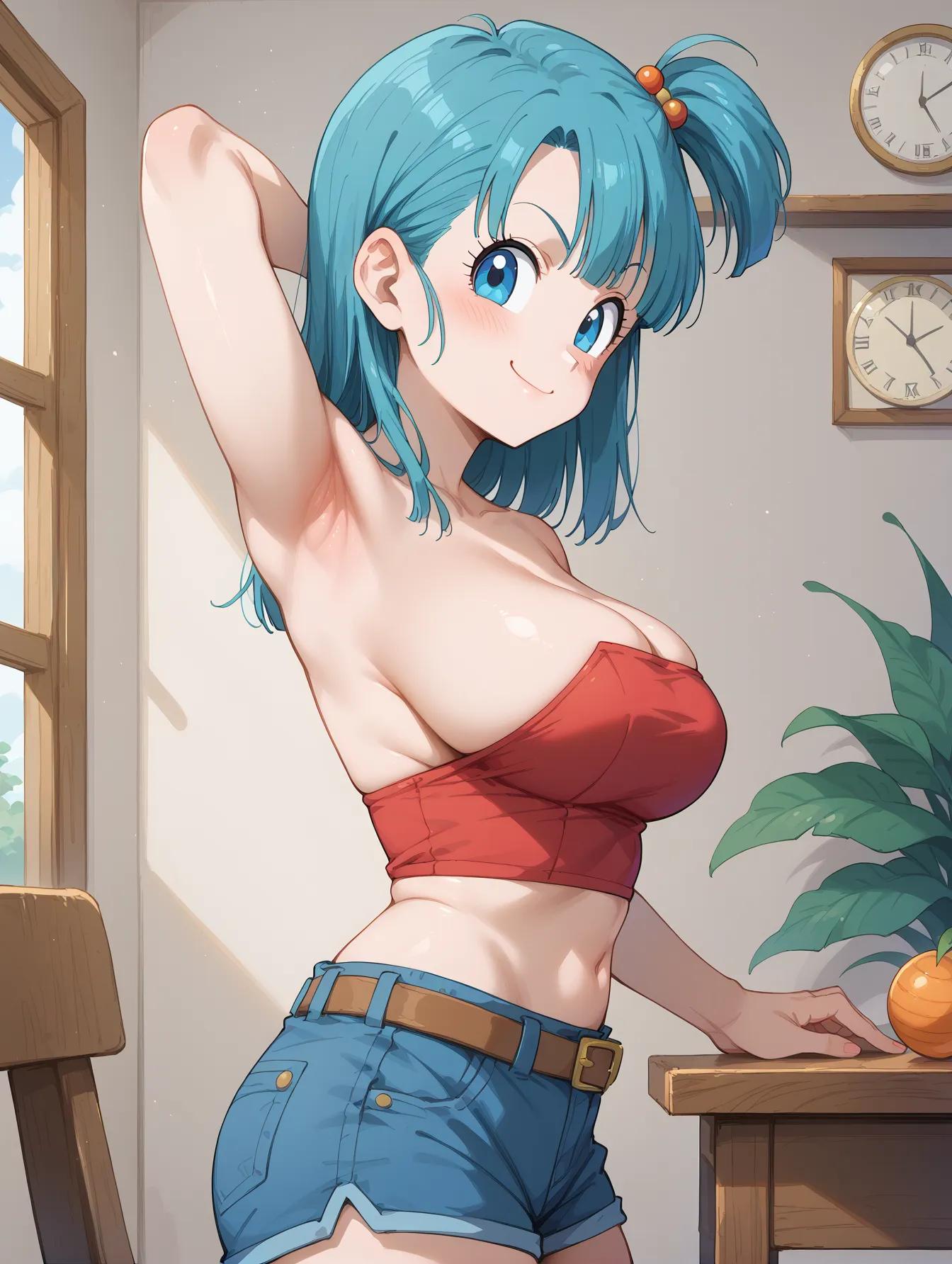 ドラゴンボールに登場するメインヒロインでお色気担当なブルマちゃんのAI画像400枚！(7ページ目) 21枚目の画像です。