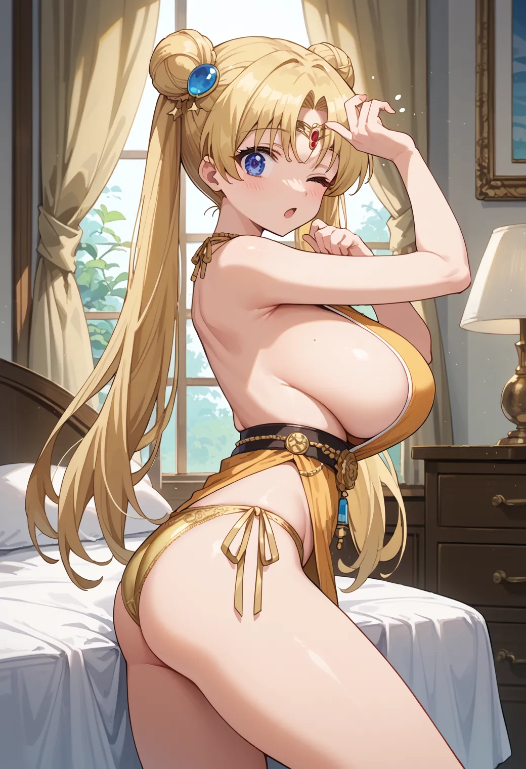 「月に代わっておしおきよ」でお馴染み月野うさぎちゃんのエッチなAI画像390枚(6ページ目)の37枚目の画像です。