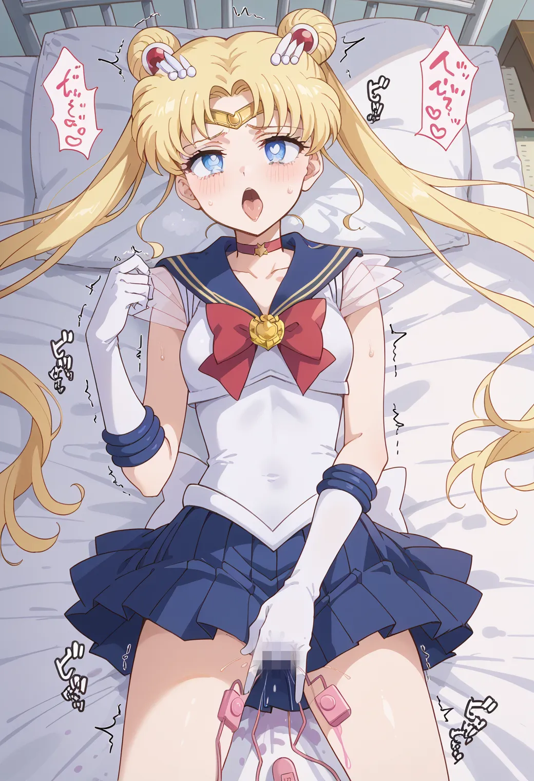 「月に代わっておしおきよ」でお馴染み月野うさぎちゃんのエッチなAI画像390枚の28枚目の画像です。