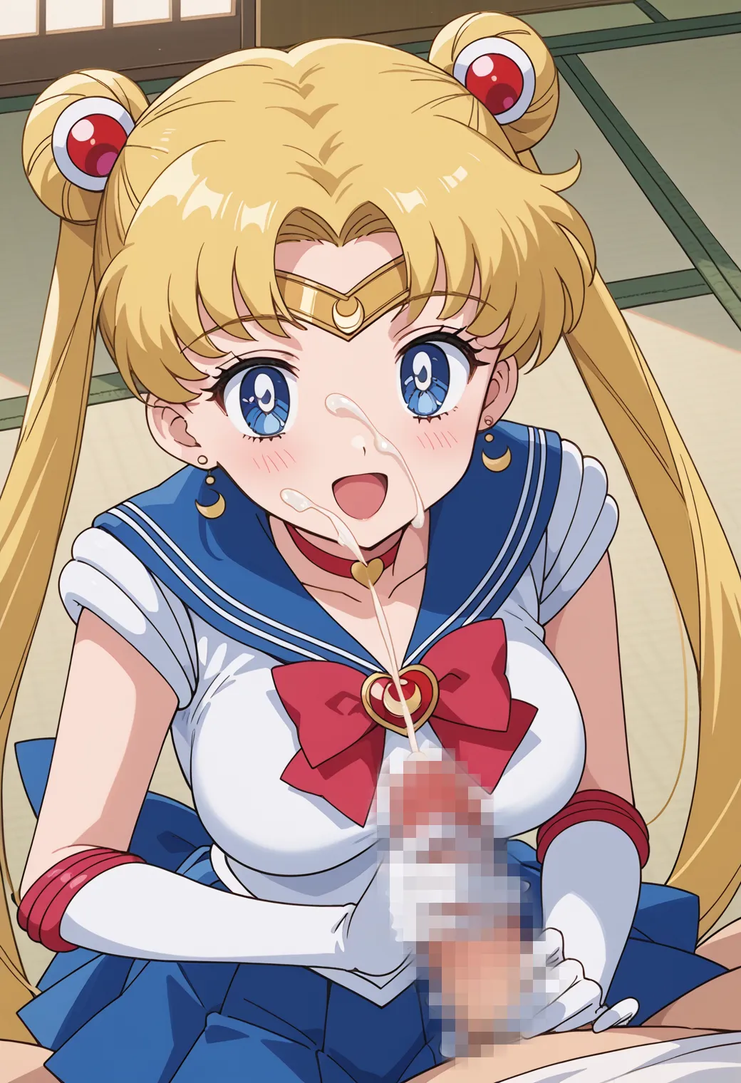 「月に代わっておしおきよ」でお馴染み月野うさぎちゃんのエッチなAI画像390枚(8ページ目)の13枚目の画像です。