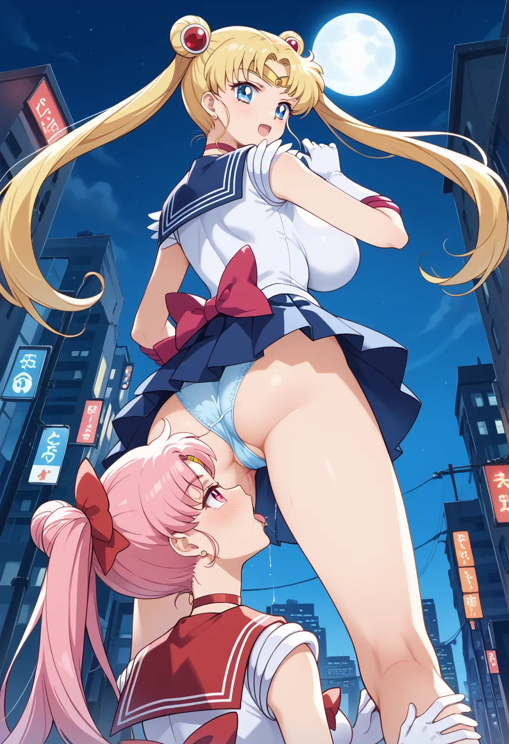 「月に代わっておしおきよ」でお馴染み月野うさぎちゃんのエッチなAI画像390枚(10ページ目)の7枚目の画像です。
