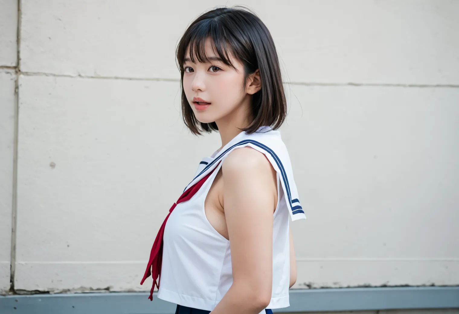 美少女JKたちのエッチな写真集？！エロポーズから変態プレイもAIが描いた画像414枚！(6ページ目)の39枚目の画像です。
