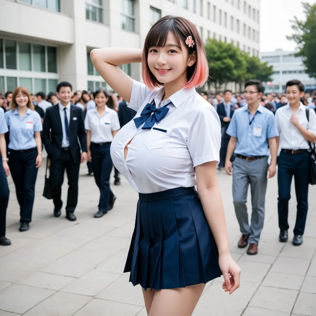 美少女JKたちのエッチな写真集？！エロポーズから変態プレイもAIが描いた画像414枚！(2ページ目)の17枚目の画像です。