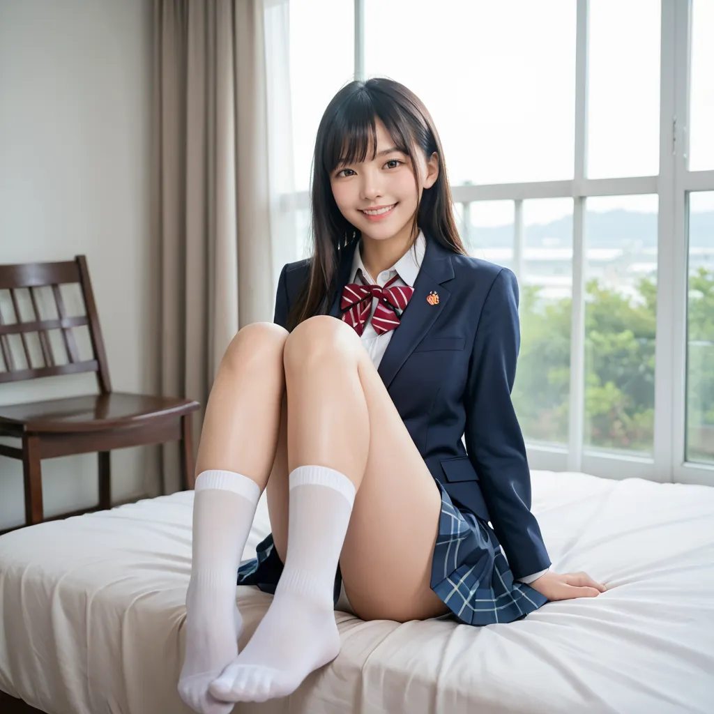 美少女JKたちのエッチな写真集？！エロポーズから変態プレイもAIが描いた画像414枚！(3ページ目)の2枚目の画像です。