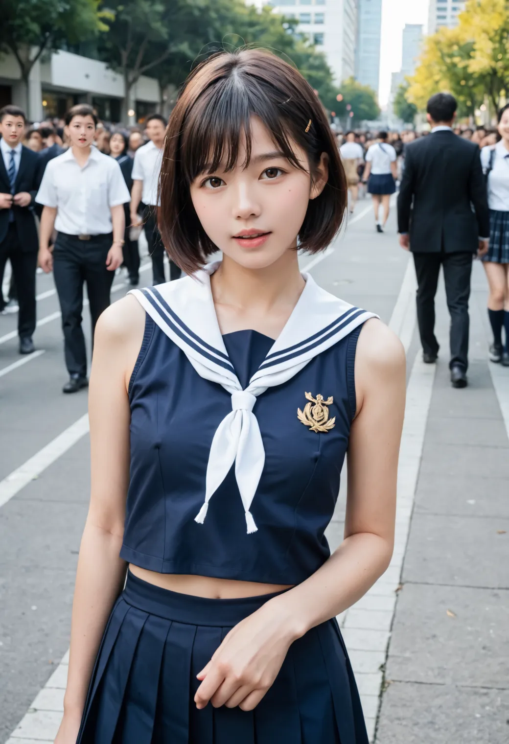 美少女JKたちのエッチな写真集？！エロポーズから変態プレイもAIが描いた画像414枚！(3ページ目)の21枚目の画像です。